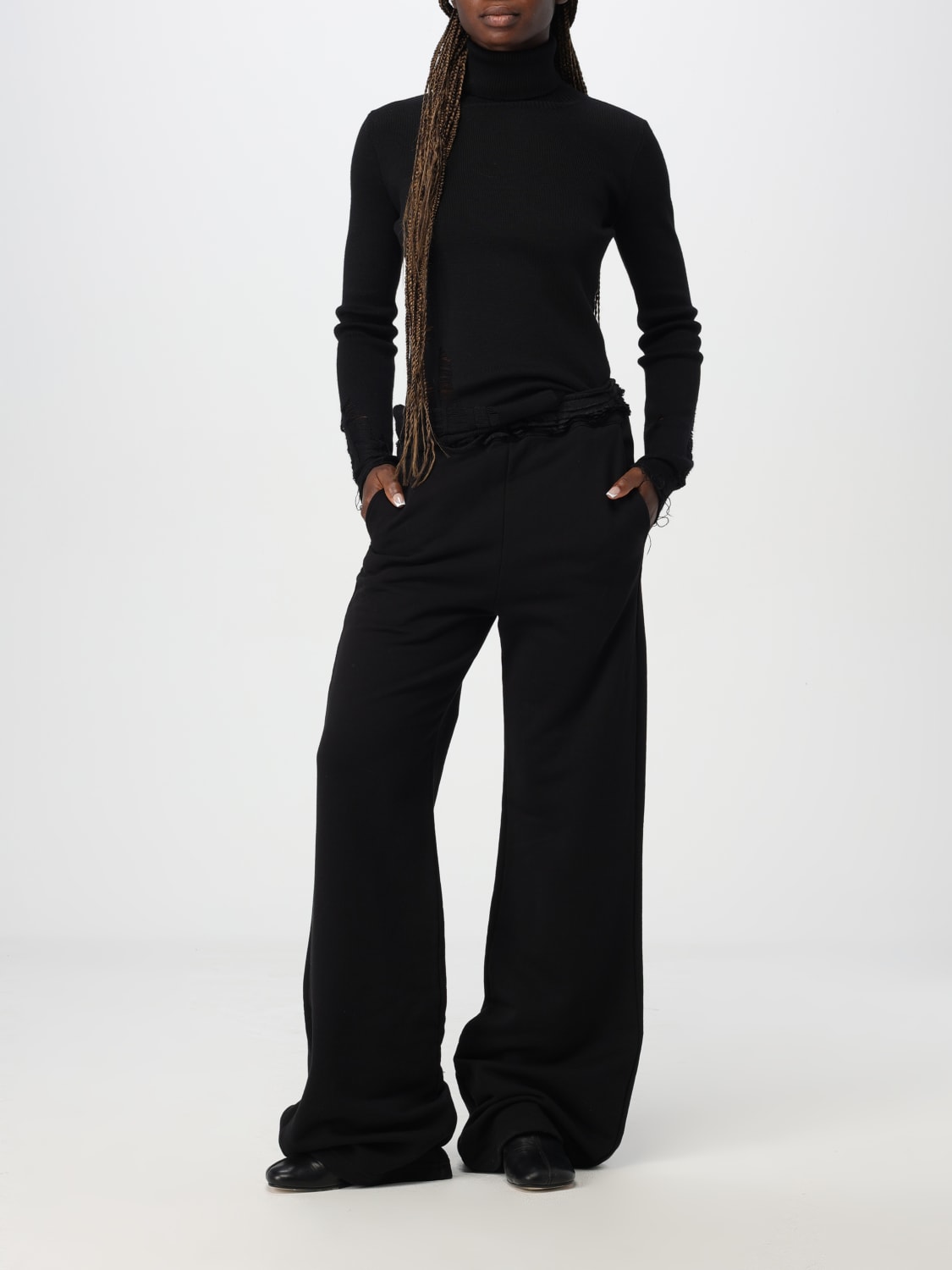 MM6 MAISON MARGIELA PANTS: Pants woman Mm6 Maison Margiela, Black - Img 2