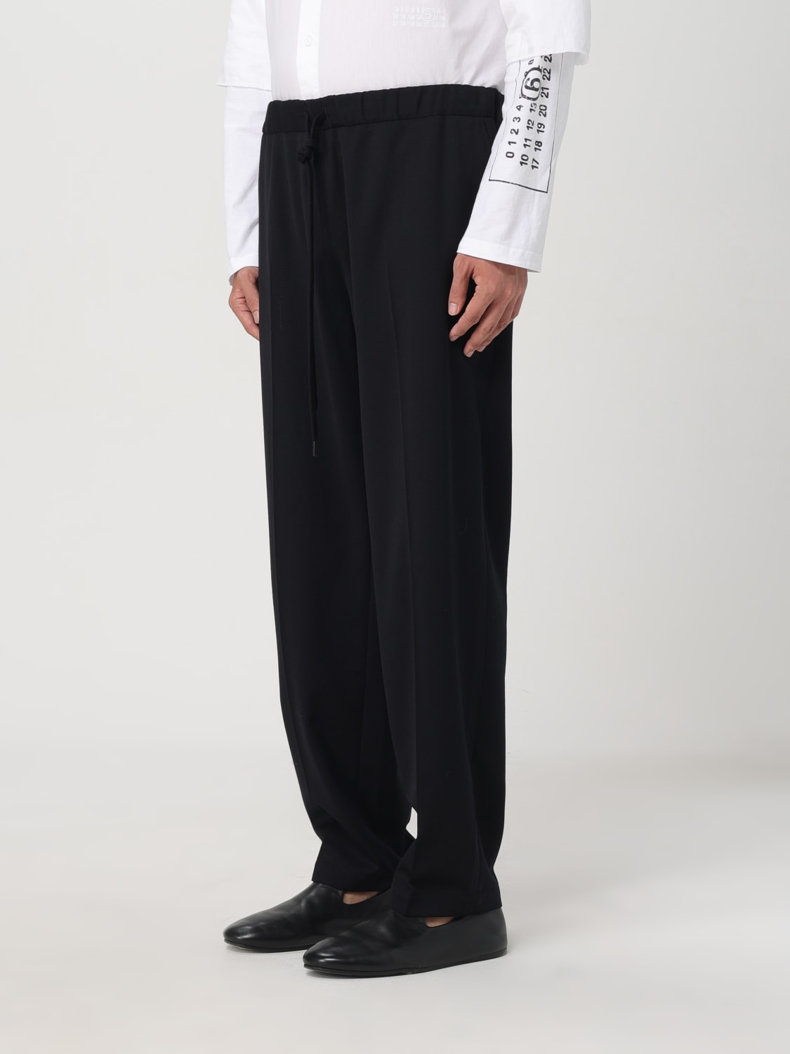 MM6 MAISON MARGIELA：パンツ メンズ - ブラック | GIGLIO.COM