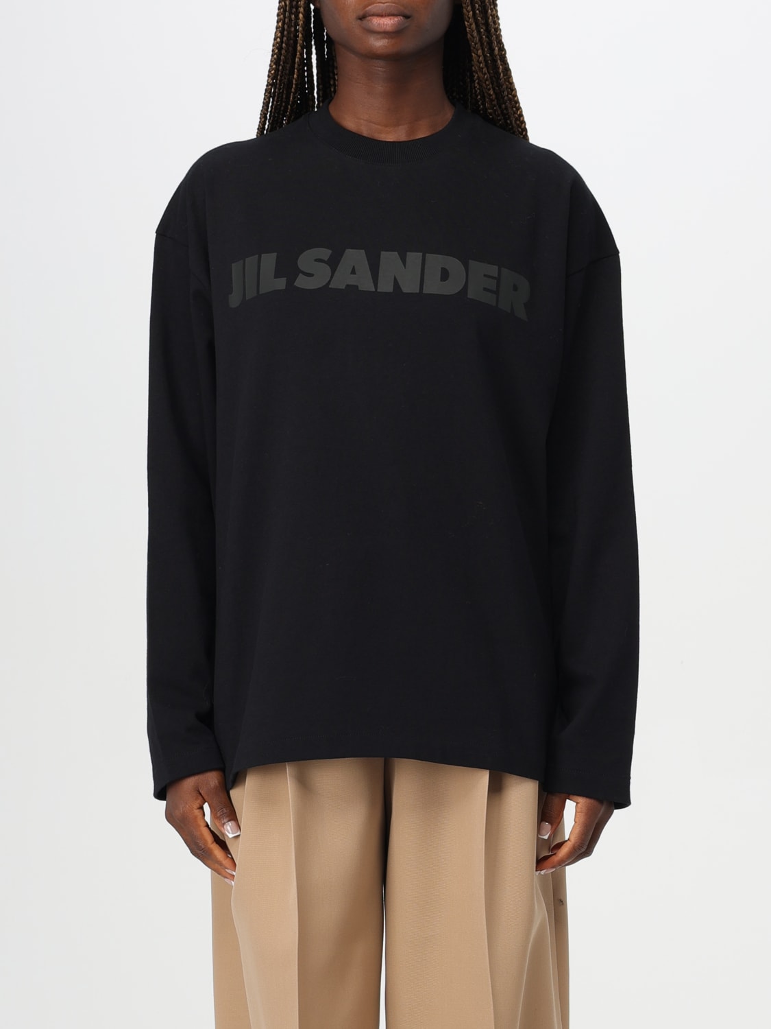 Giglio T-shirt basic Jil Sander in cotone con logo