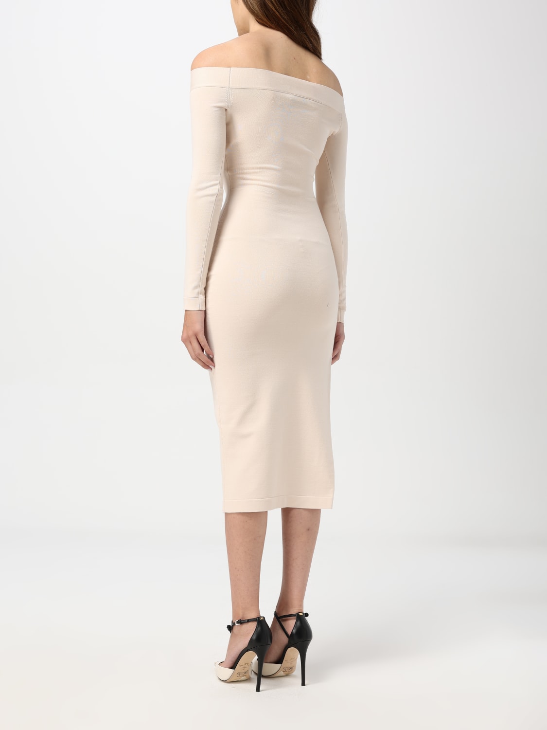 ELISABETTA FRANCHI DRESS: Dress woman Elisabetta Franchi, White - Img 2