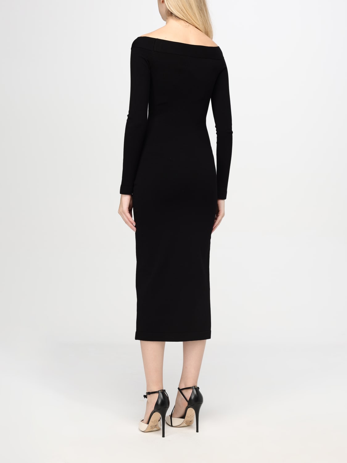 ELISABETTA FRANCHI DRESS: Dress woman Elisabetta Franchi, Black - Img 2