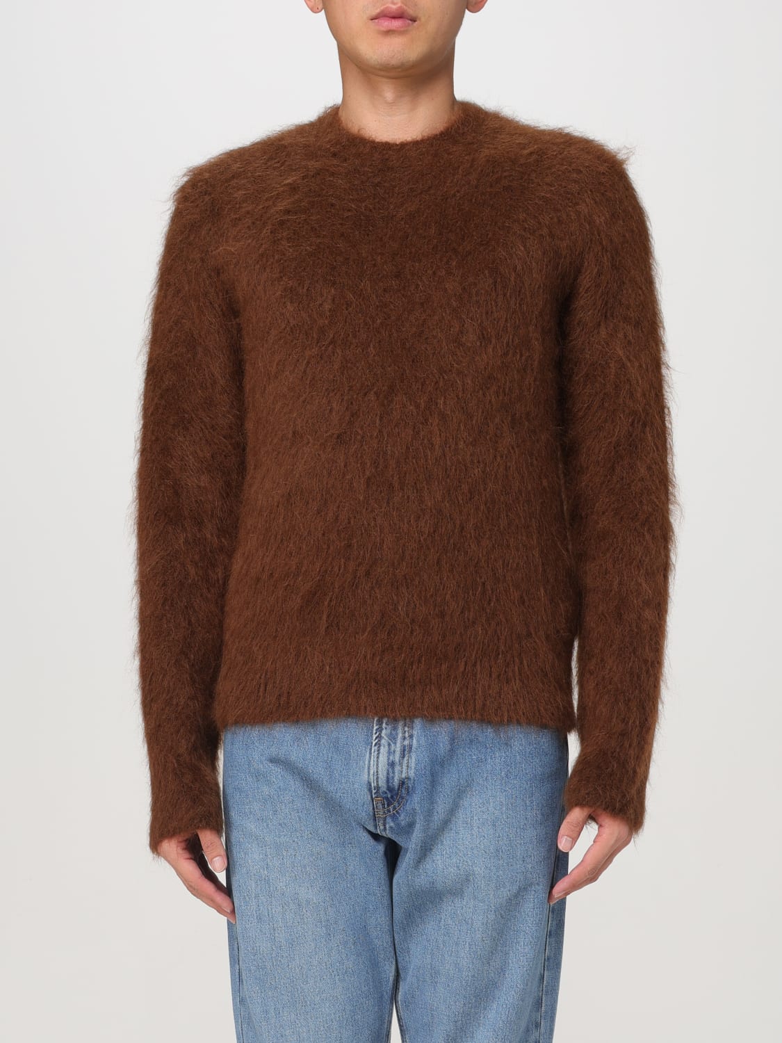 AMI PARIS SWEATER: Sweater men Ami Paris, Brown - Img 1