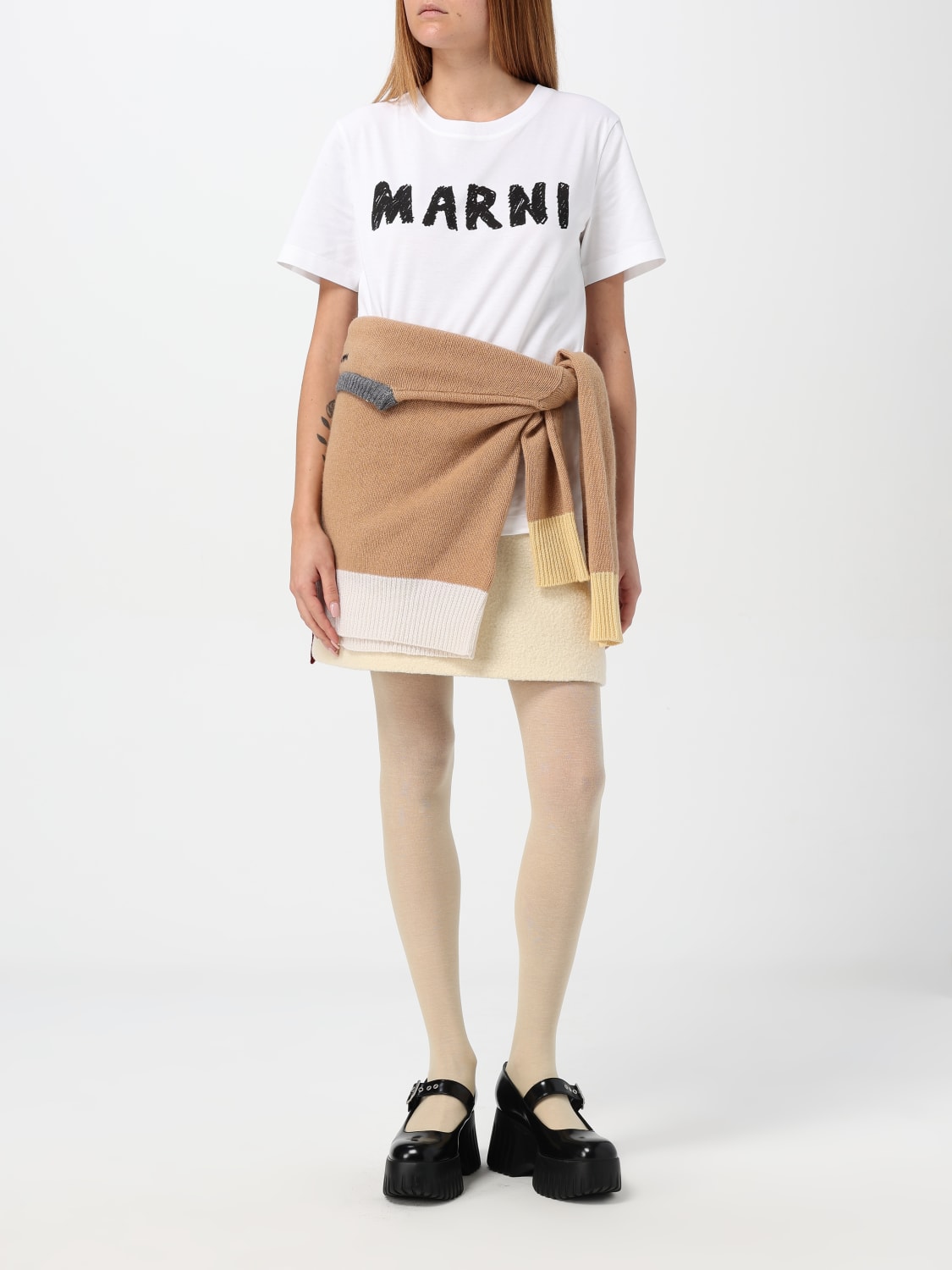 MARNI T-SHIRT: T-shirt woman Marni, Lilac - Img 2