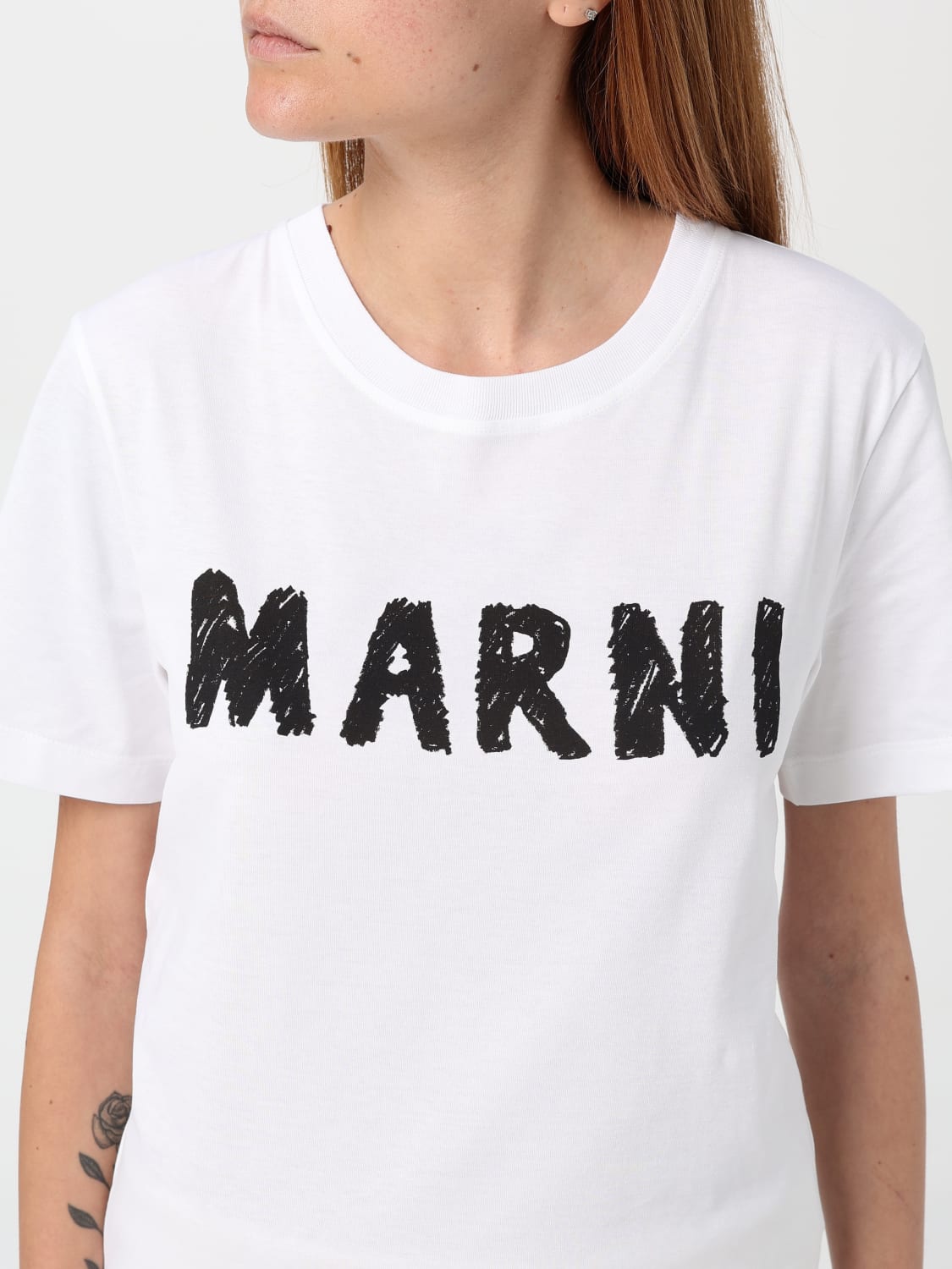 MARNI T-SHIRT: T-shirt woman Marni, Lilac - Img 5