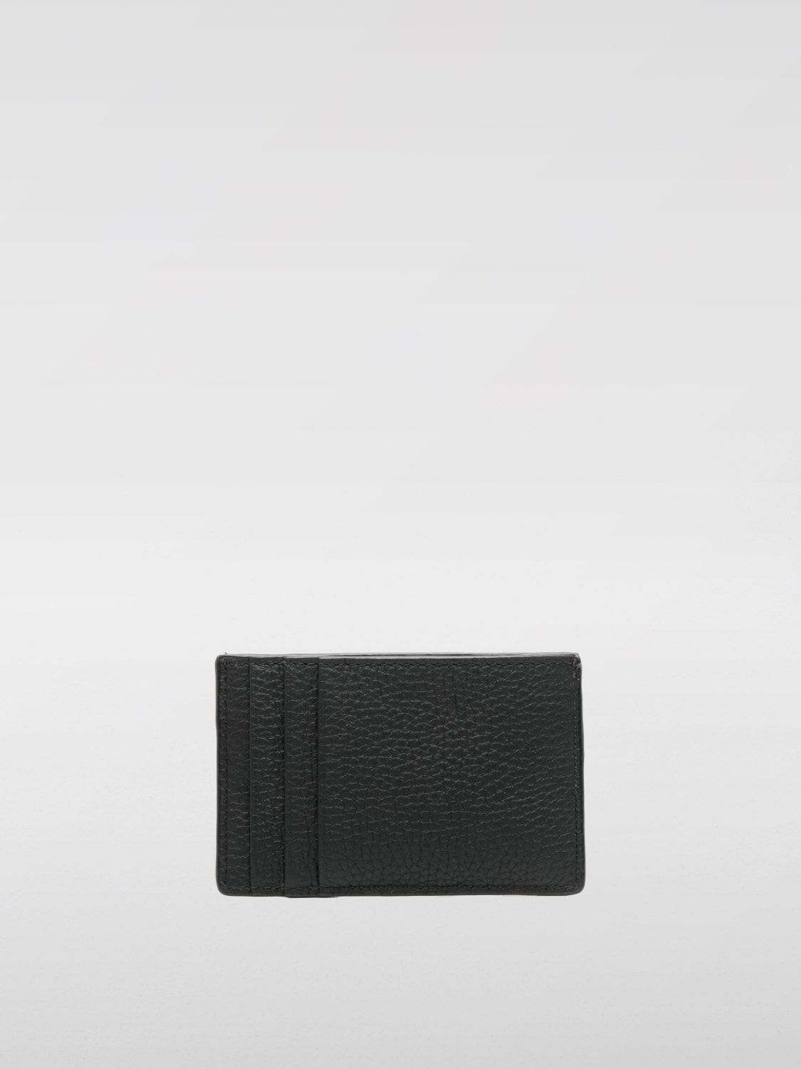 MICHAEL MICHAEL KORS Portacarte di credito Michael Kors in pelle a grana Nero Portafoglio Michael Michael Kors 39F4LHDD0L online su GIGLIO.COM