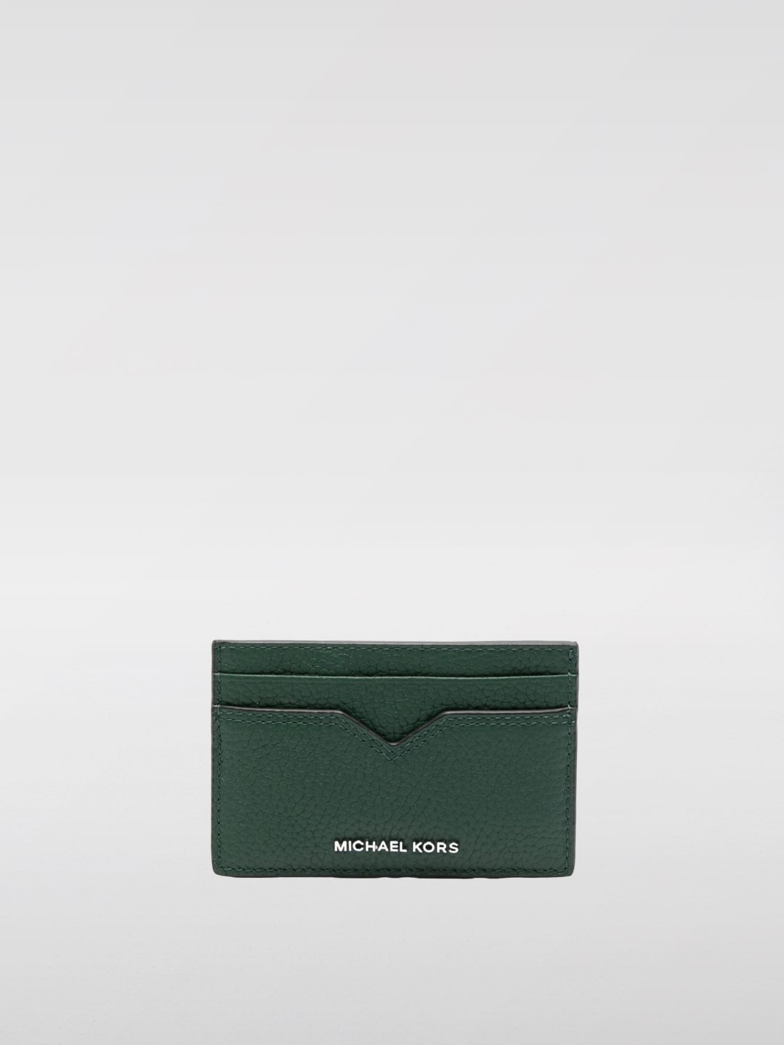 Giglio Portacarte di credito Michael Kors in pelle a grana