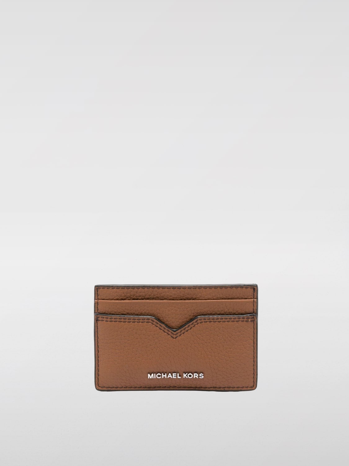 Giglio Portacarte di credito Michael Kors in pelle a grana