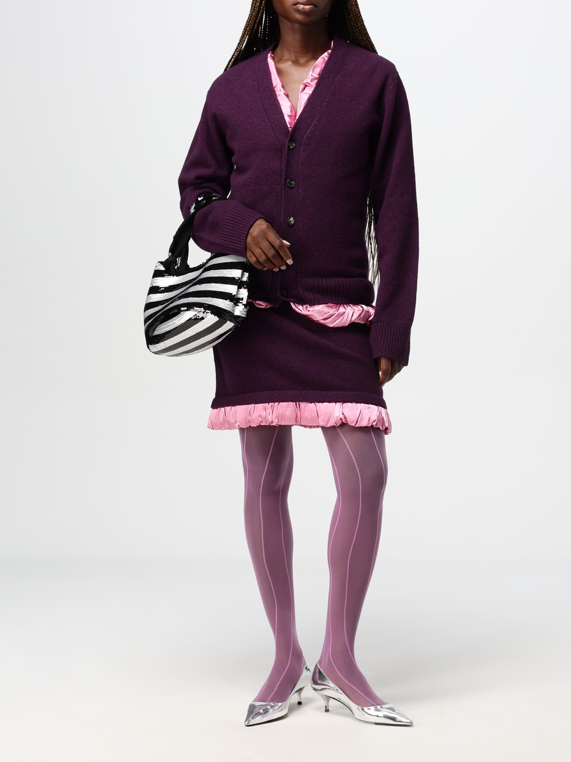 JW ANDERSON SKIRT: Skirt woman Jw Anderson, Plum - Img 2