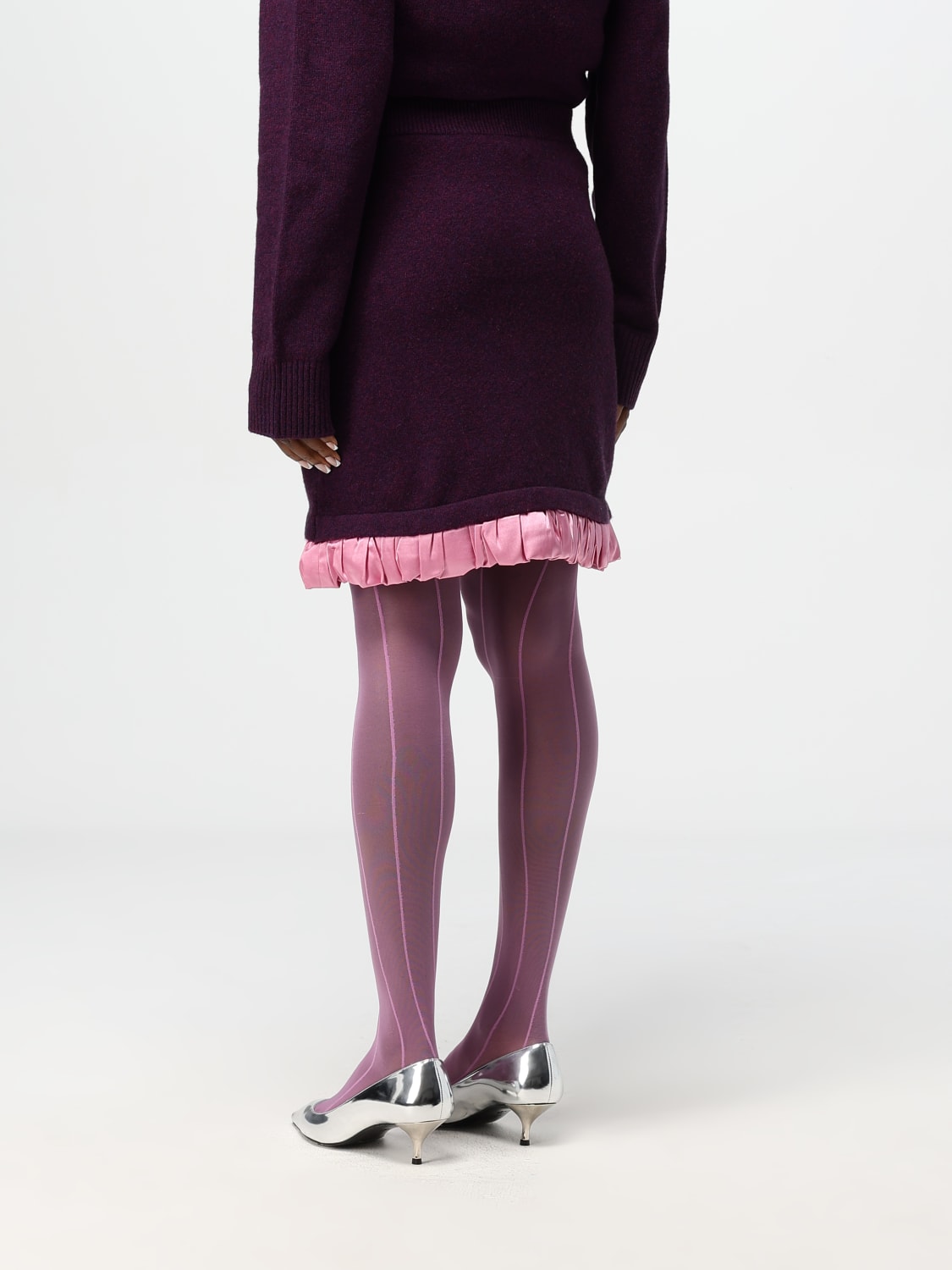 JW ANDERSON SKIRT: Skirt woman Jw Anderson, Plum - Img 3