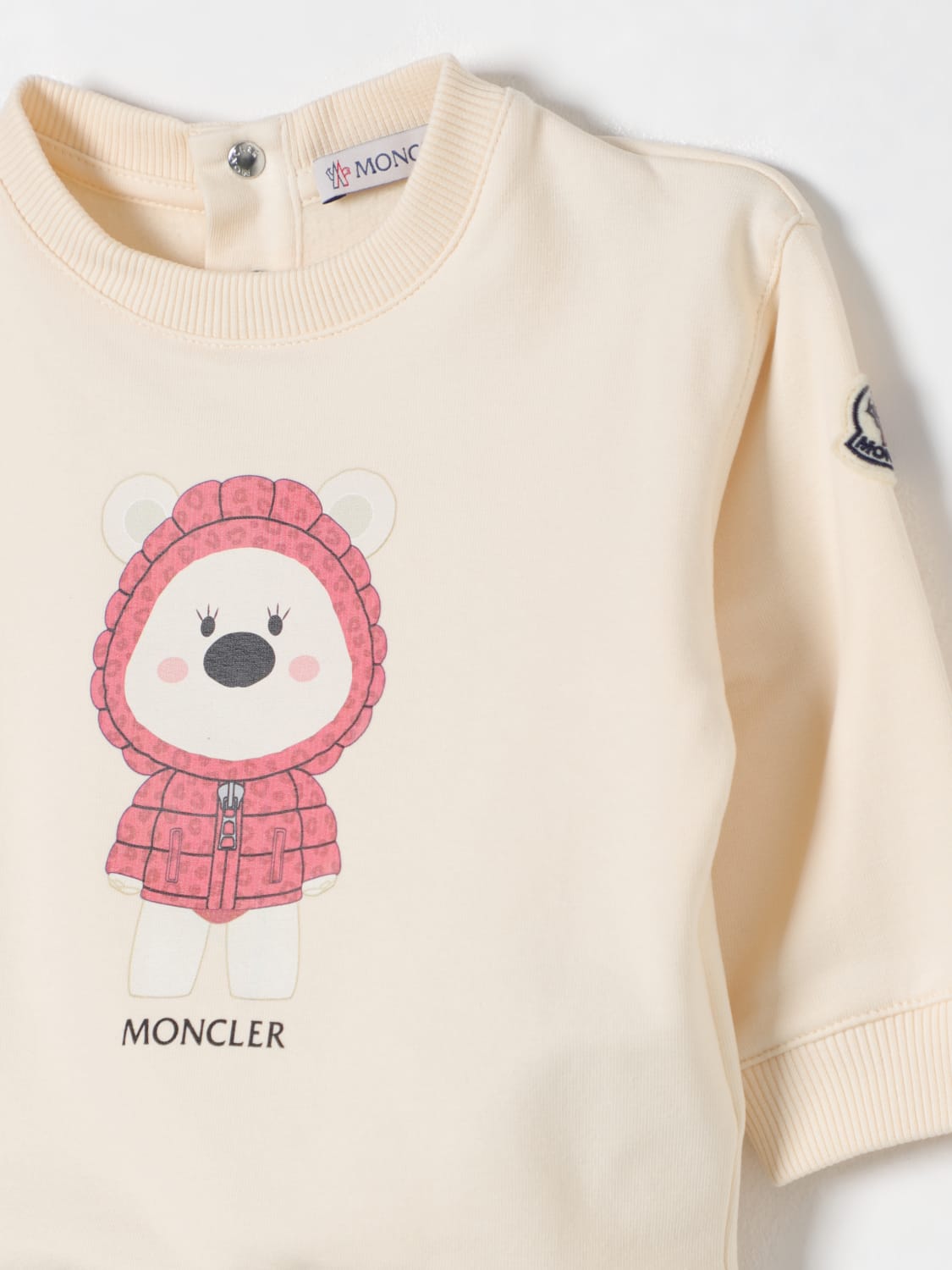 MONCLER 스웨터: 스웨터 남아 Moncler, 화이트 - Img 3