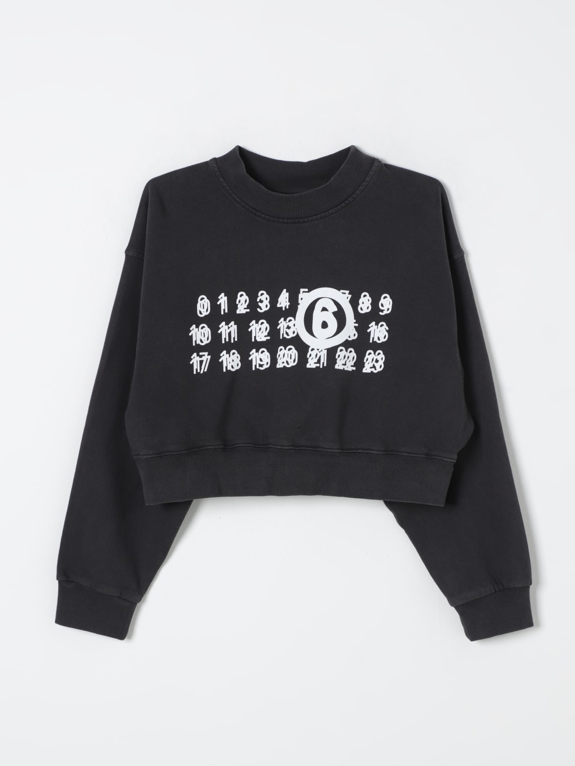 MM6 MAISON MARGIELA SWEATER: Sweater kids Mm6 Maison Margiela, Black - Img 1