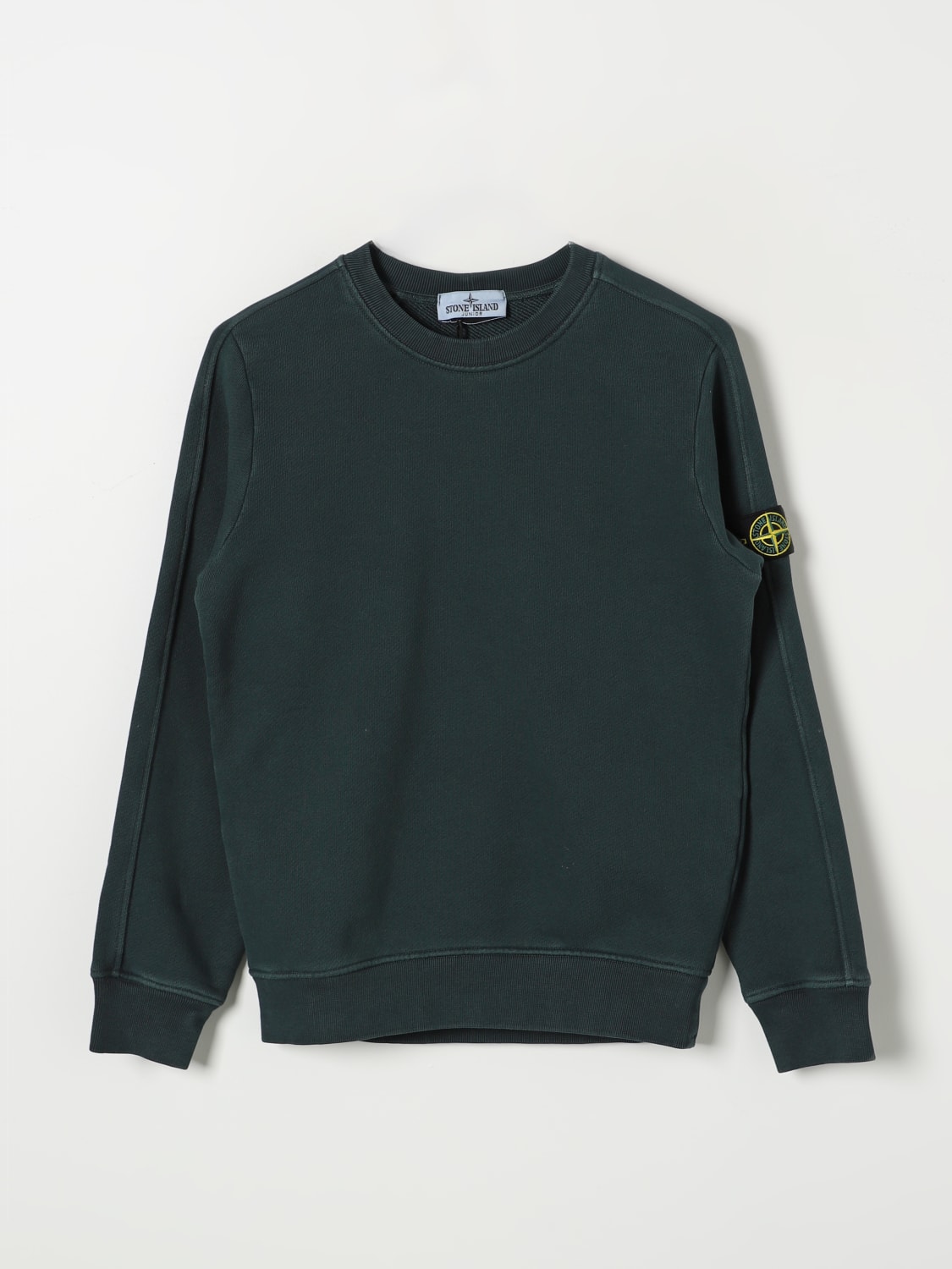 STONE ISLAND JUNIOR Sweater kids Petroleum Blue Stone Island Junior sweater 811660441 online at GIGLIO.COM