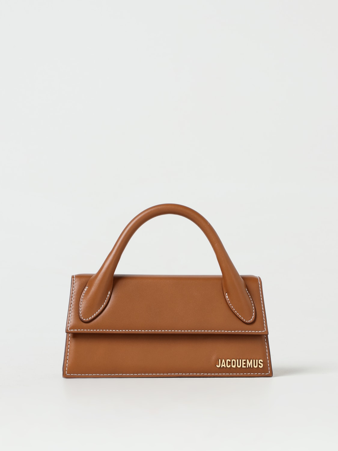 JACQUEMUS UMHÄNGETASCHE: Schultertasche damen Jacquemus, Braun - Img 1