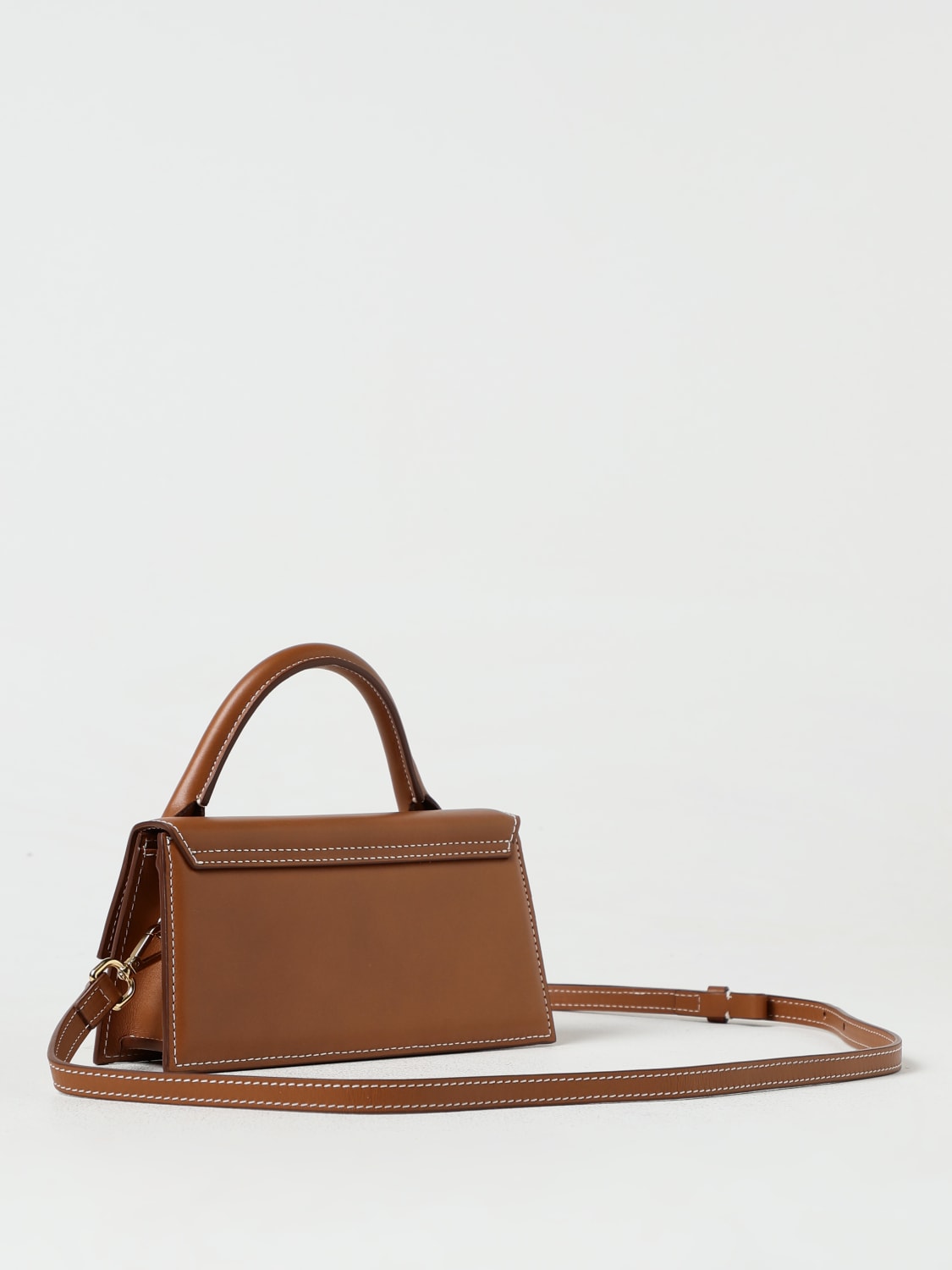 JACQUEMUS UMHÄNGETASCHE: Schultertasche damen Jacquemus, Braun - Img 3