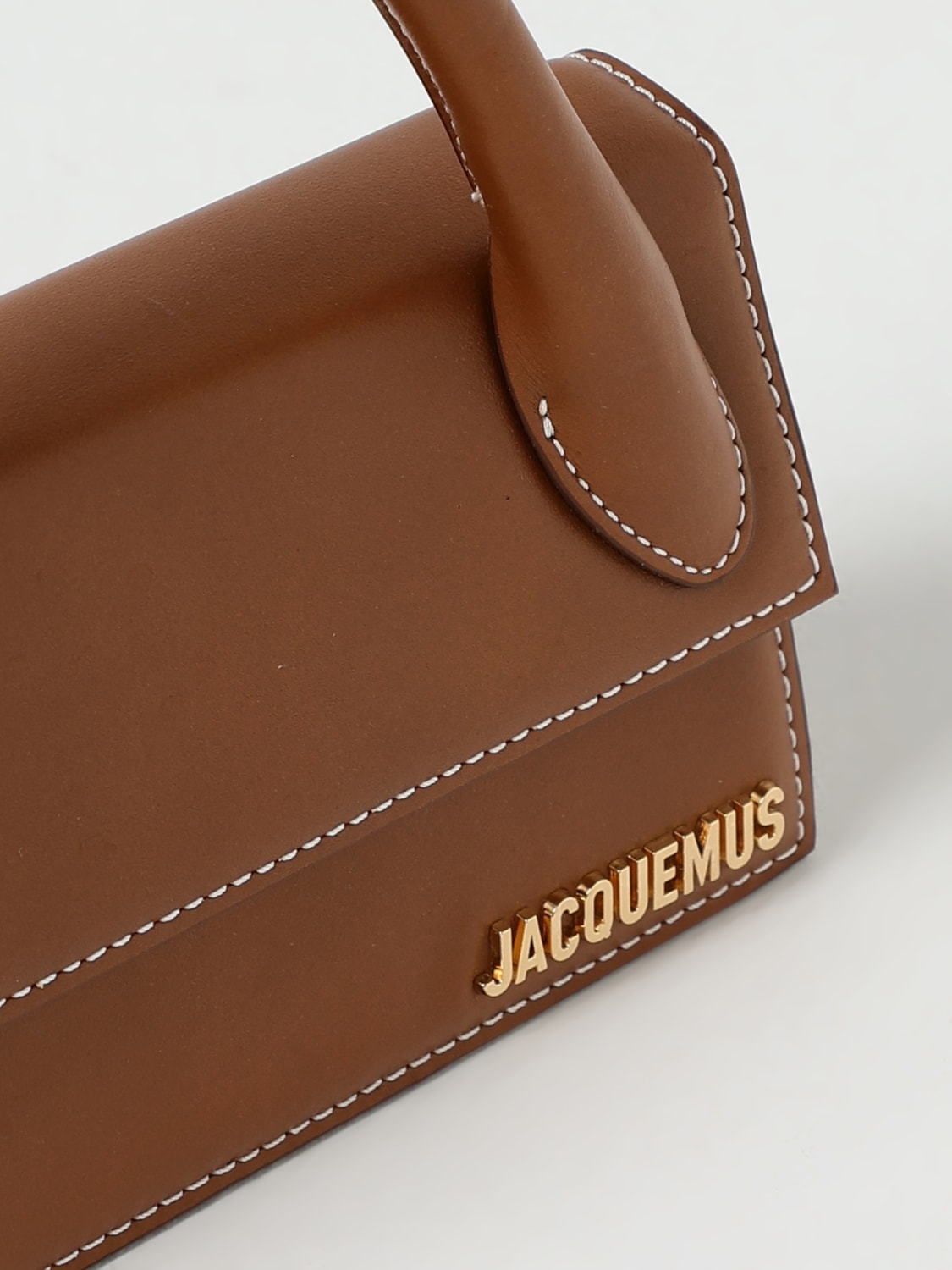 JACQUEMUS UMHÄNGETASCHE: Schultertasche damen Jacquemus, Braun - Img 4