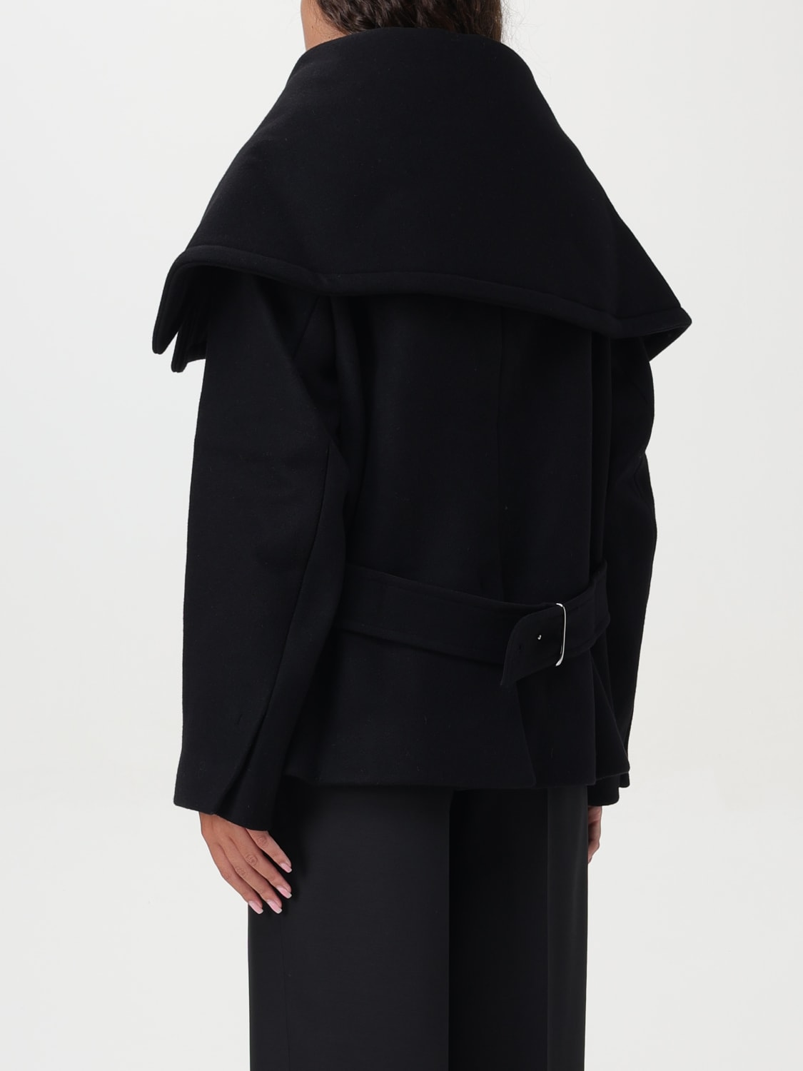 コート JACQUEMUS Woman Coat Black 243CO0771614 990 Jacquemus Outlet: Coat woman - Black | Jacquemus coat
