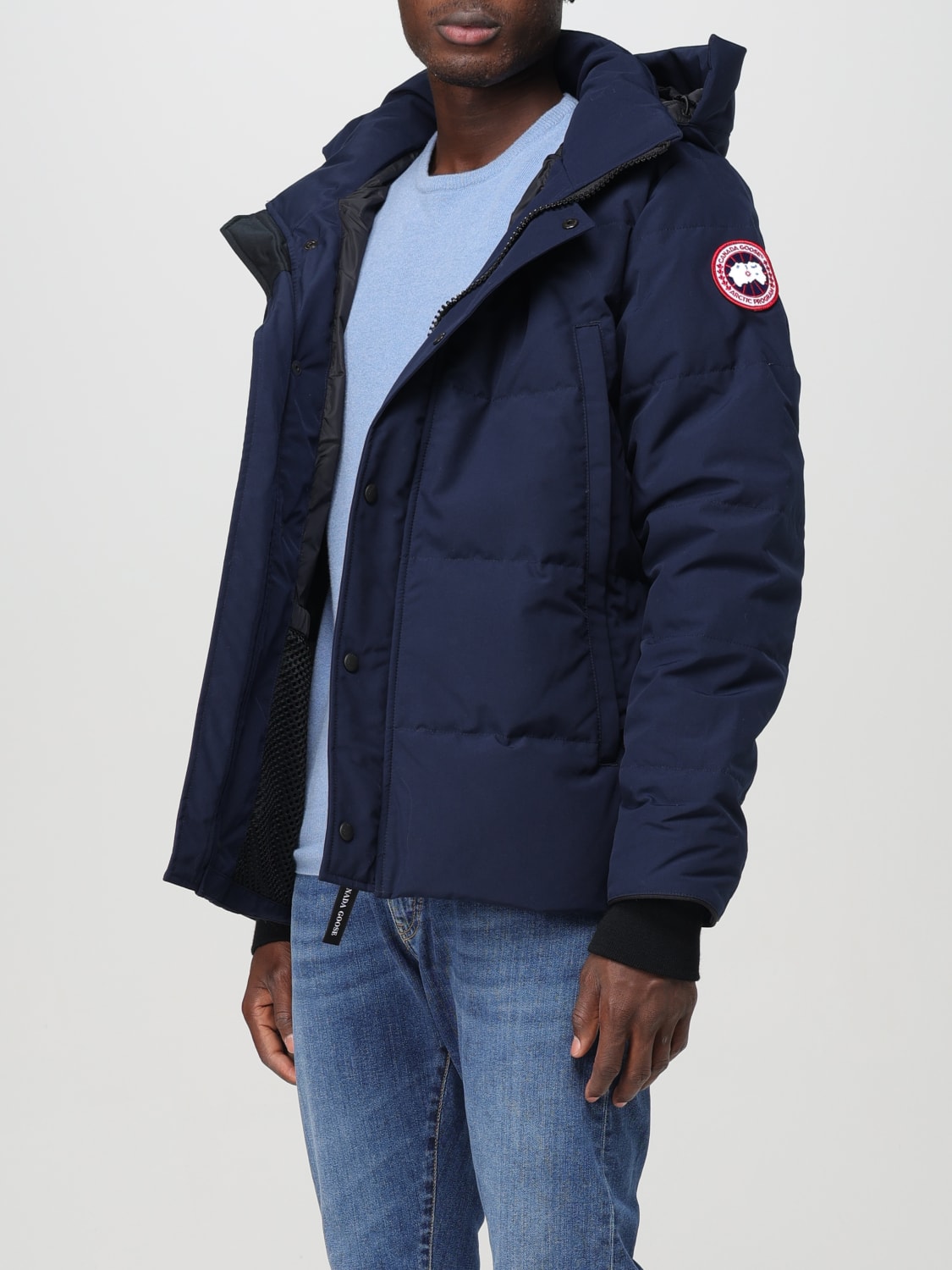 CANADA GOOSE Jacket men Navy Canada Goose jacket 2048M online at GIGLIO.COM