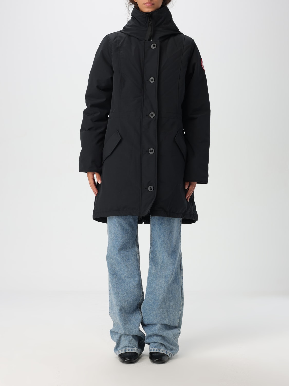 Giglio Parka Canada Goose in cotone e nylon