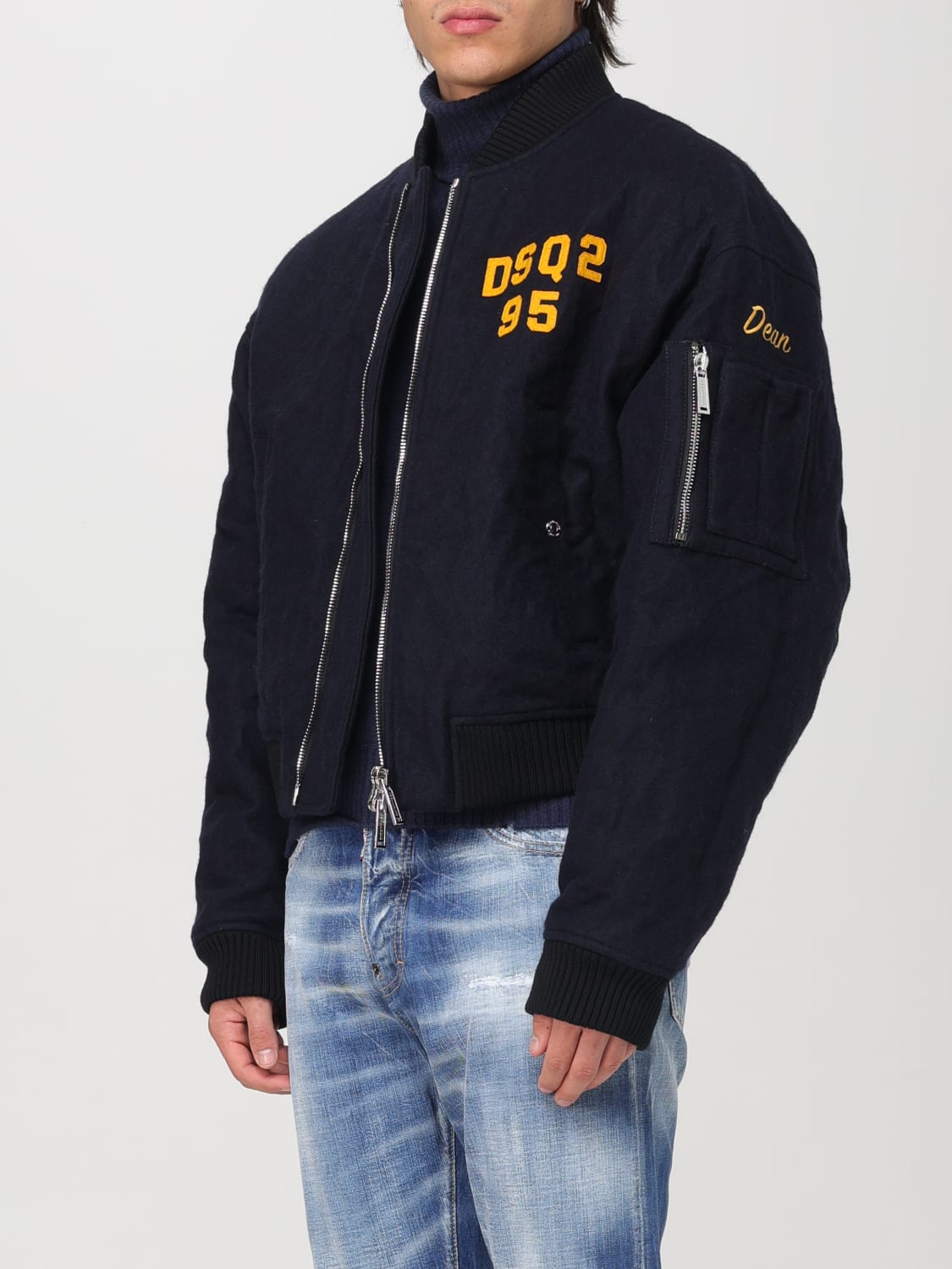 DSQUARED2 VESTE: Veste homme Dsquared2, Bleu Marine - Img 4