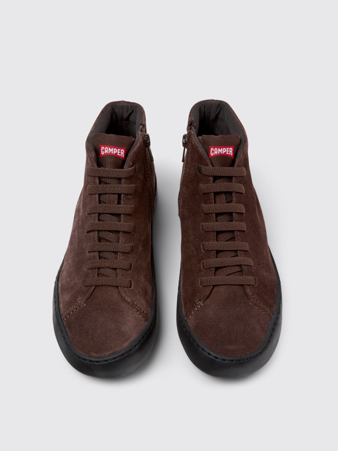 CAMPER BOOTS: Sneakers woman Camper, Brown - Img 4