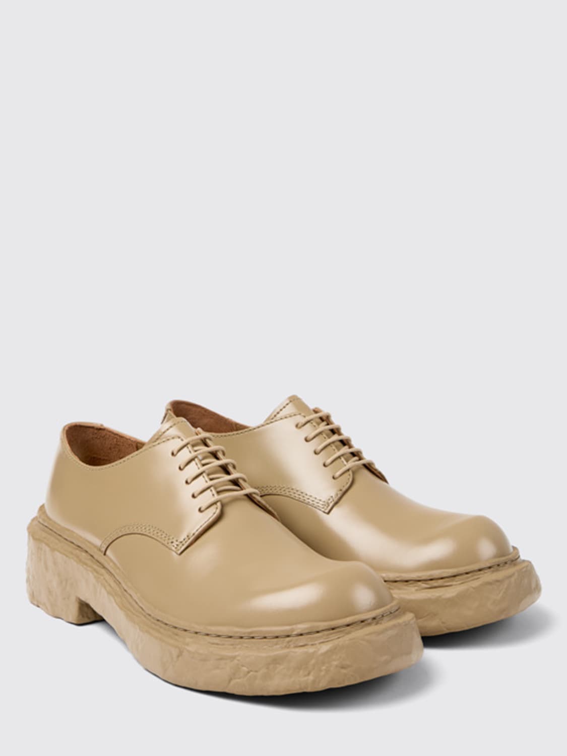 CAMPER CHAUSSURES DERBY: Chaussures homme Camper, Beige - Img 2