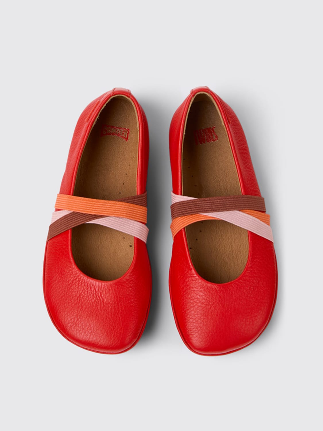 CAMPER SHOES: Camper girls' ballet flats, Red - Img 4