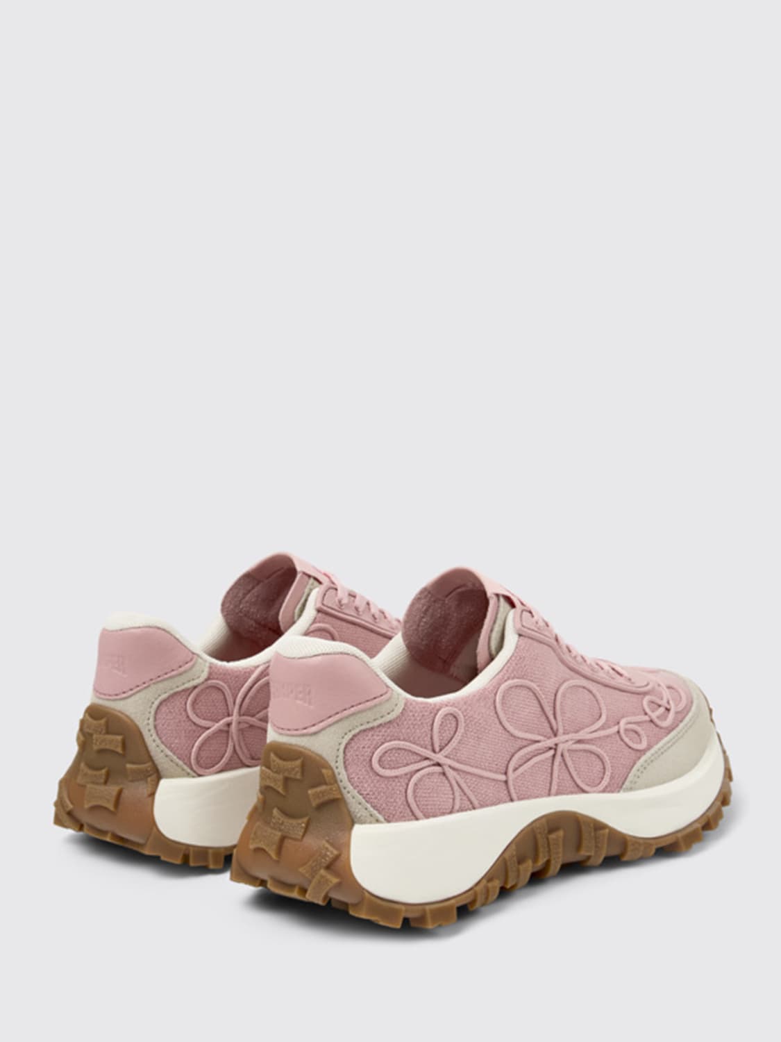 スニーカー CAMPER Woman Sneakers Pink K201462-033 DRIFT TRAIL VIBRAM 0 Drift Trail Pink Sneakers for Women - Spring/Summer