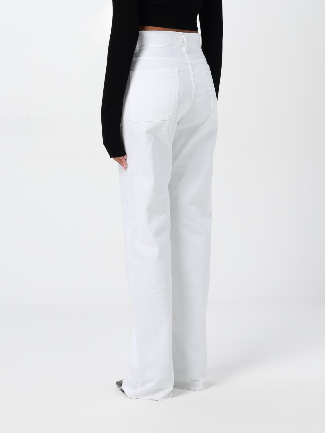 DOLCE & GABBANA PANTS: Dolce & Gabbana denim pants, White - Img 3