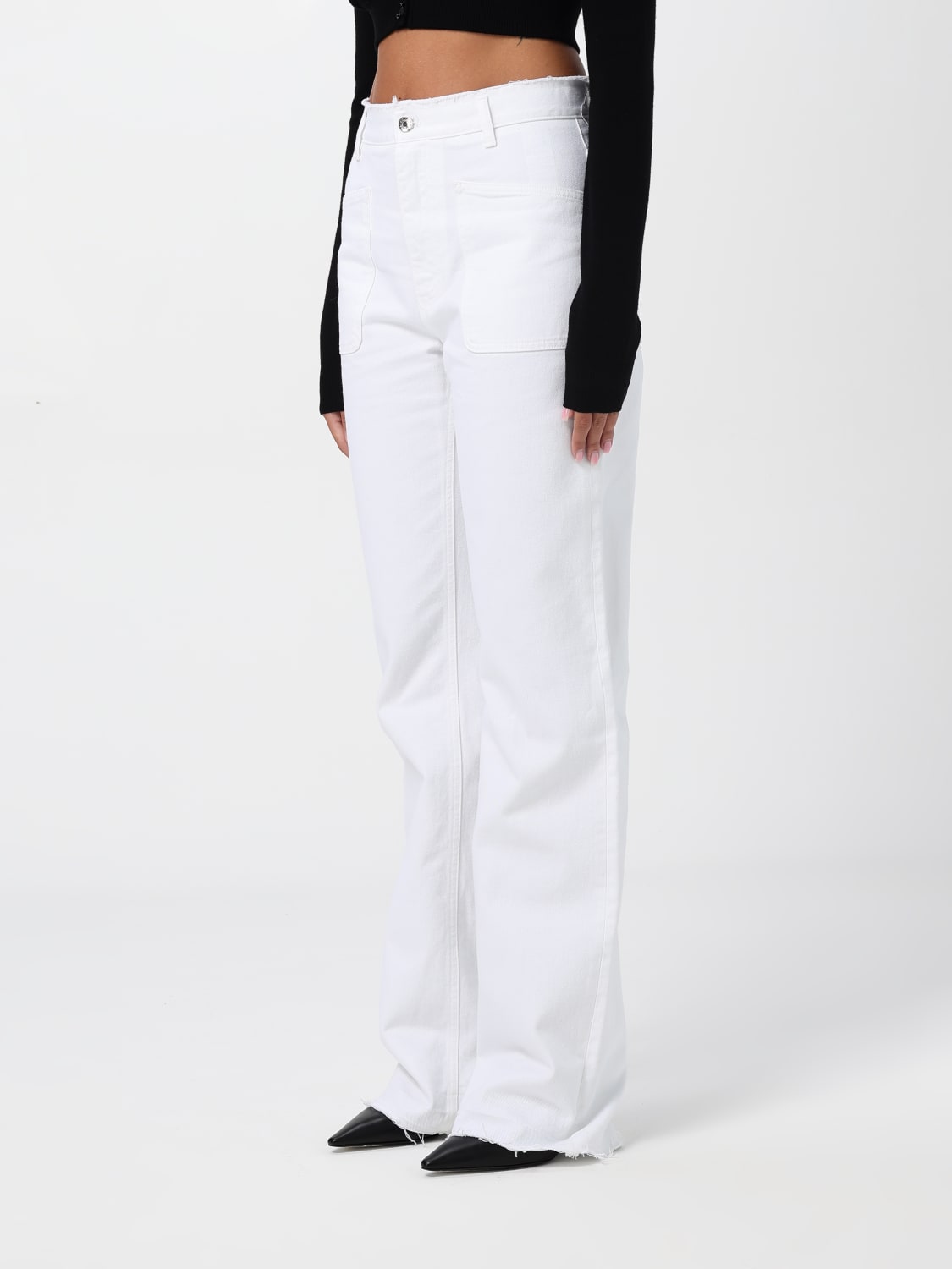 DOLCE & GABBANA PANTS: Dolce & Gabbana denim pants, White - Img 4