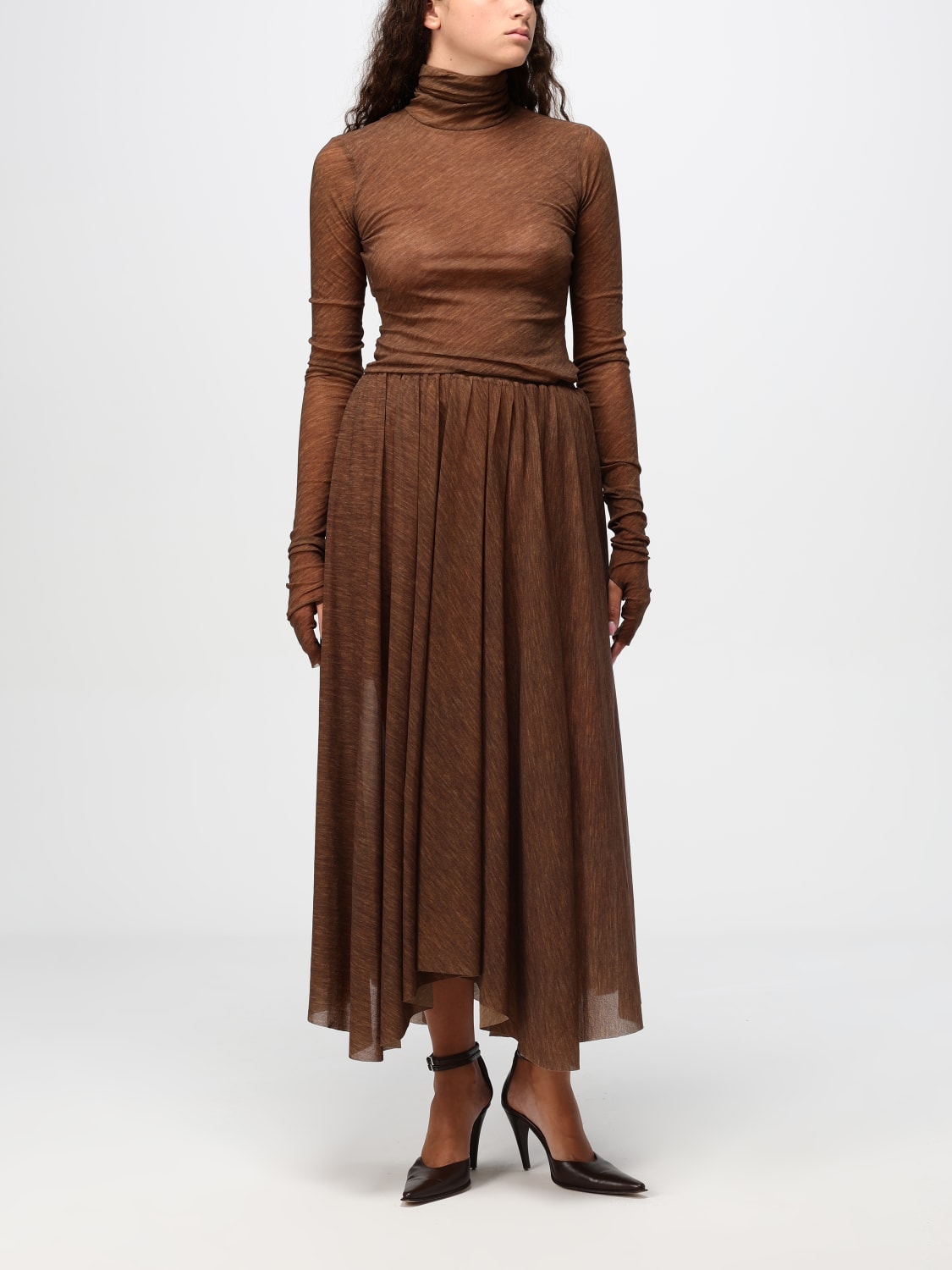 スカート PHILOSOPHY DI LORENZO SERAFINI Woman Skirt Brown 01145738 PHILOSOPHY DI LORENZO SERAFINI: Skirt woman - Brown