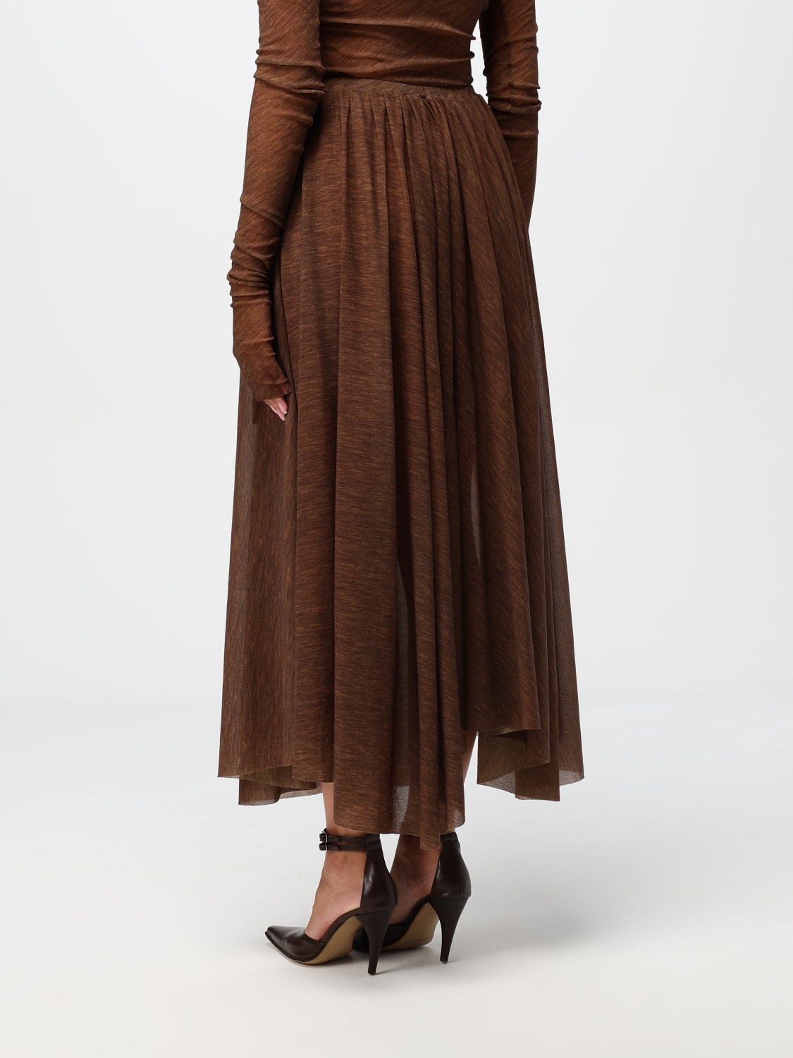 スカート PHILOSOPHY DI LORENZO SERAFINI Woman Skirt Brown 01145738 PHILOSOPHY DI LORENZO SERAFINI: Skirt woman - Brown