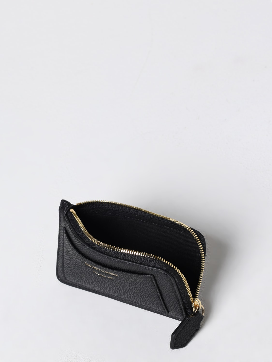 EMPORIO ARMANI: Wallet woman - Black | Emporio Armani wallet