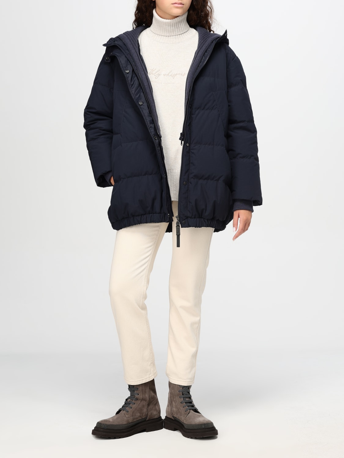 BRUNELLO CUCINELLI セーター: セーター レディース Brunello Cucinelli, パール - Img 2