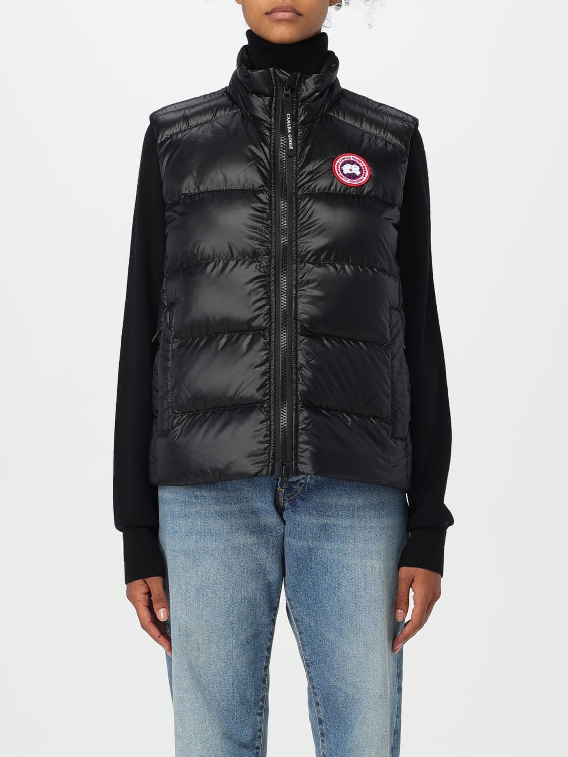 Giglio Gilet Canada Goose in nylon trapuntato