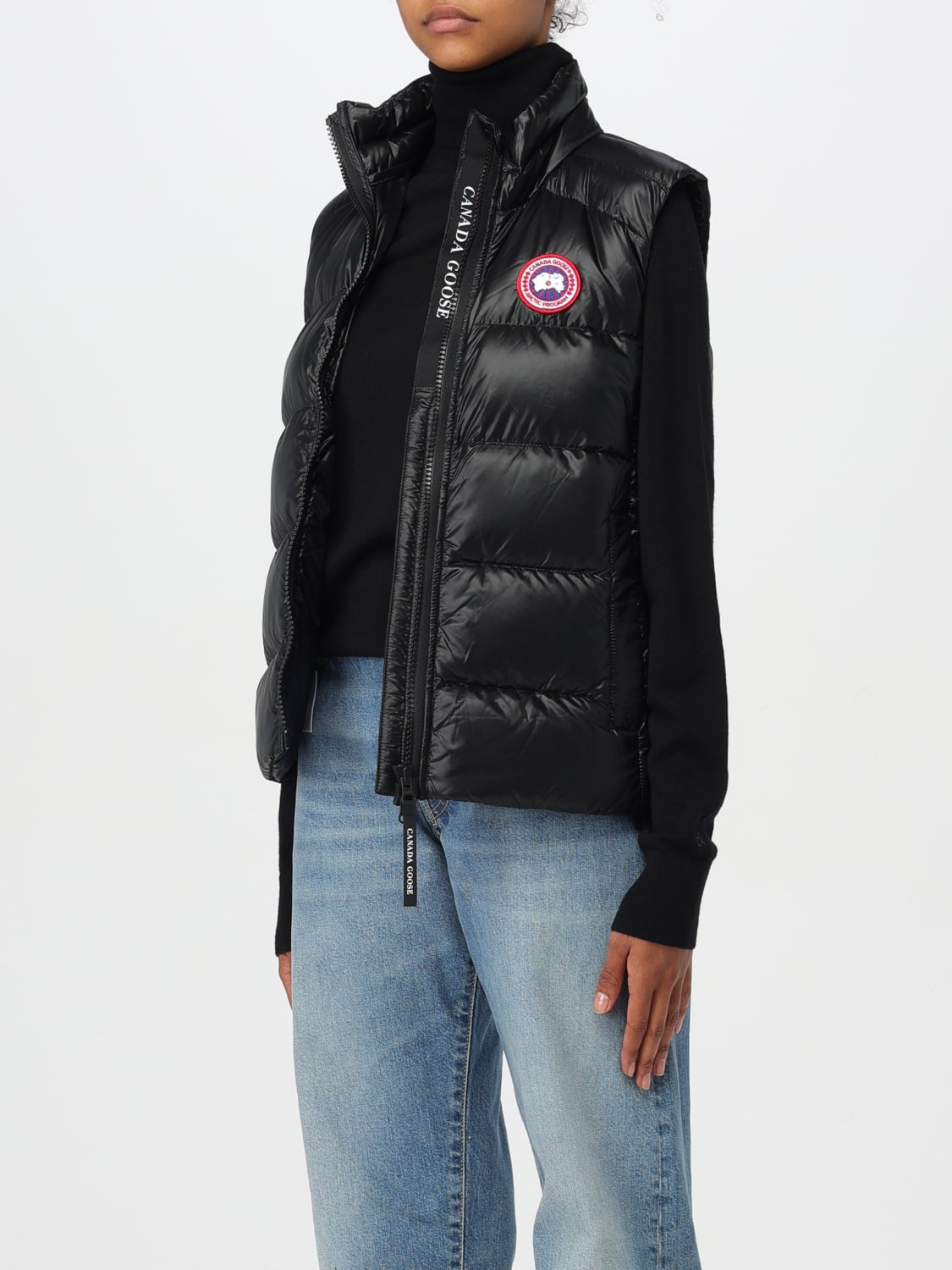 CANADA GOOSE WESTE: Jacke damen Canada Goose, Schwarz - Img 3