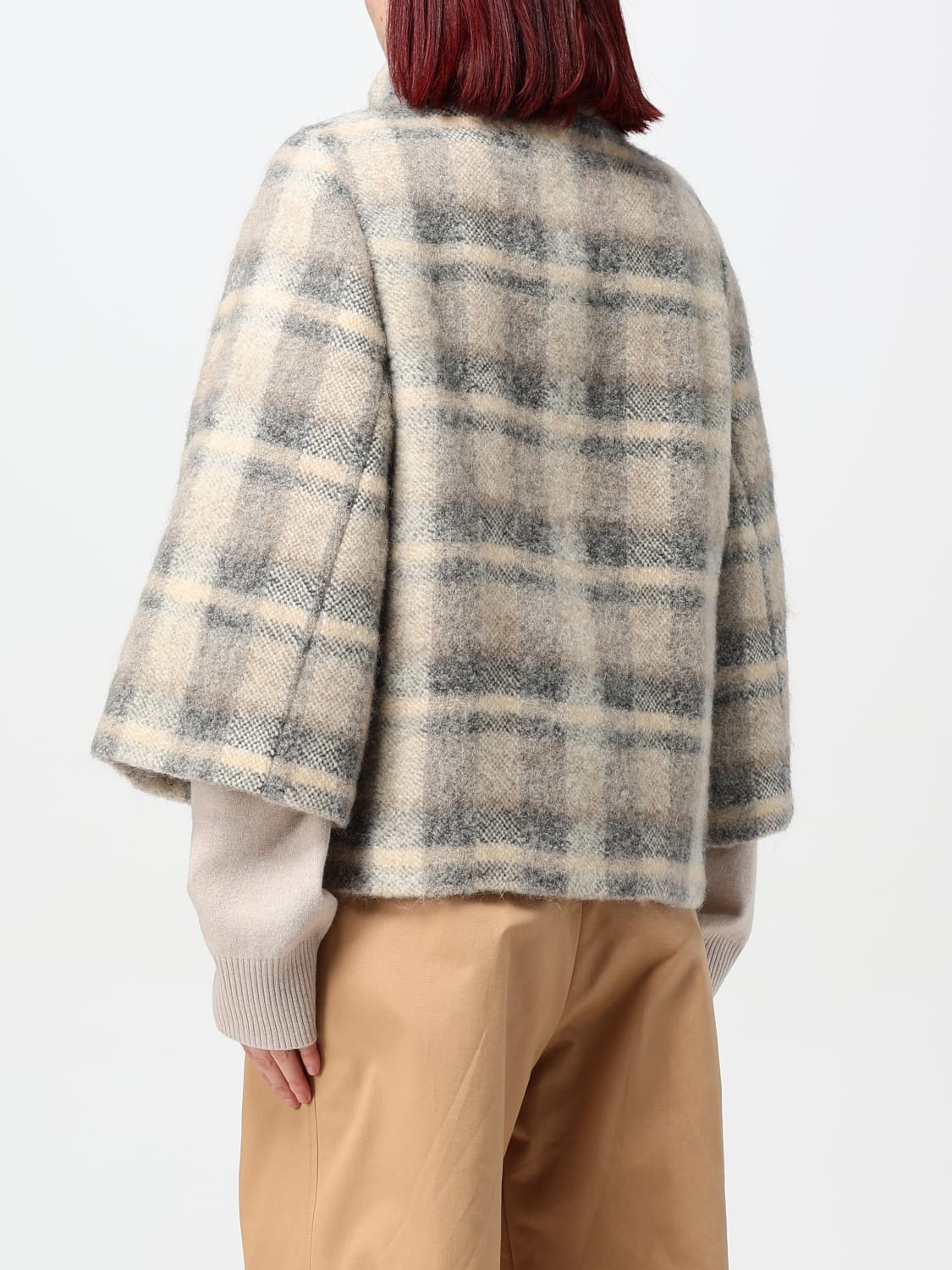 FAY JACKET: Fay check wool jacket, Multicolor - Img 2