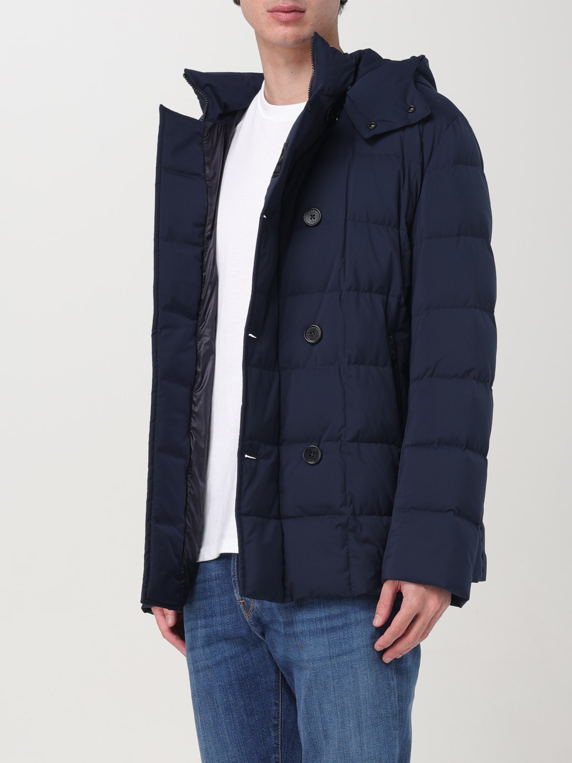 FAY JACKET: Coat men Fay, Blue - Img 3