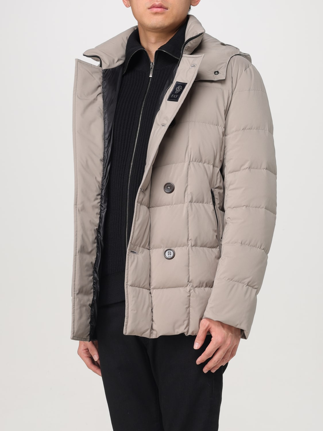 FAY JACKET: Coat men Fay, Kaki - Img 3
