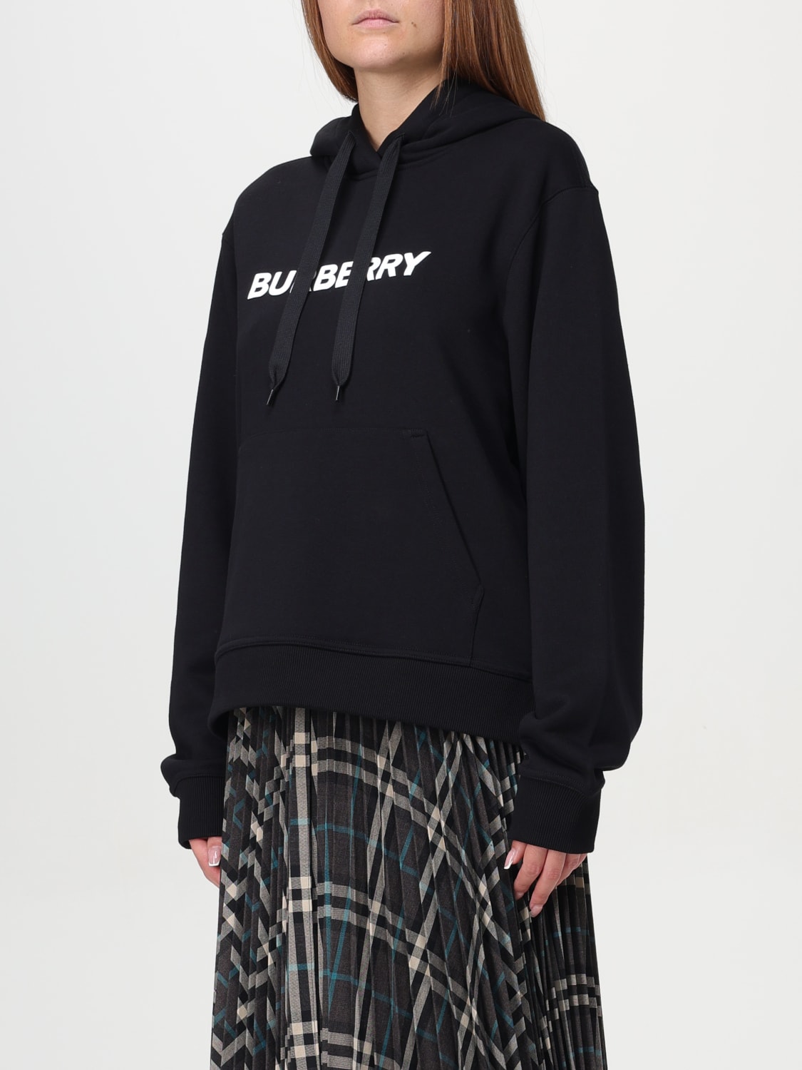 BURBERRY SWEATSHIRT: Sweatshirt woman Burberry, Black - Img 4