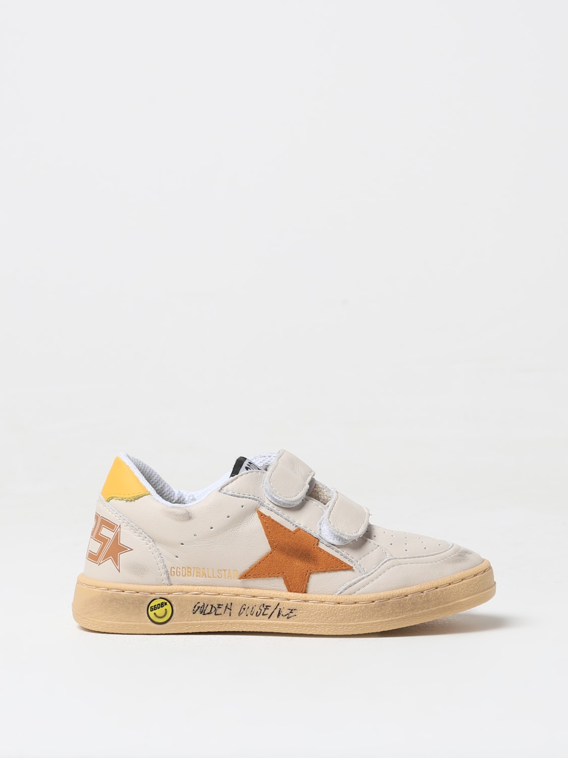 GOLDEN GOOSE BASKETS: Chaussures enfant Golden Goose, Blanc - Img 1