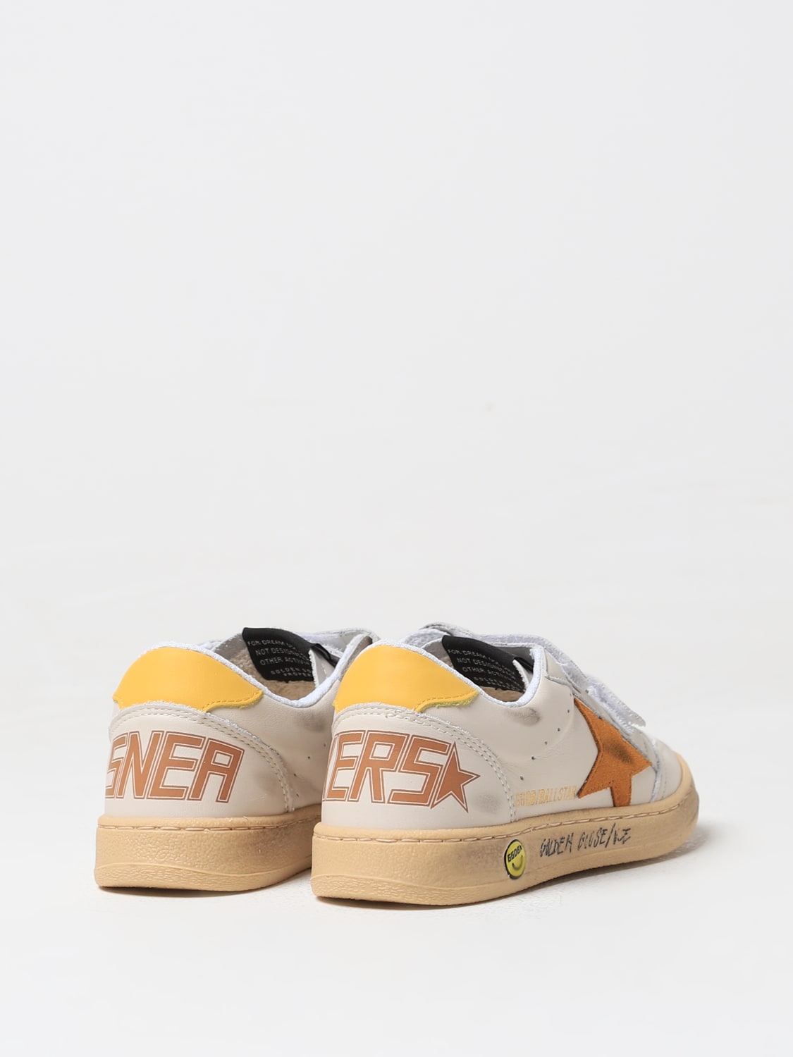 GOLDEN GOOSE BASKETS: Chaussures enfant Golden Goose, Blanc - Img 3