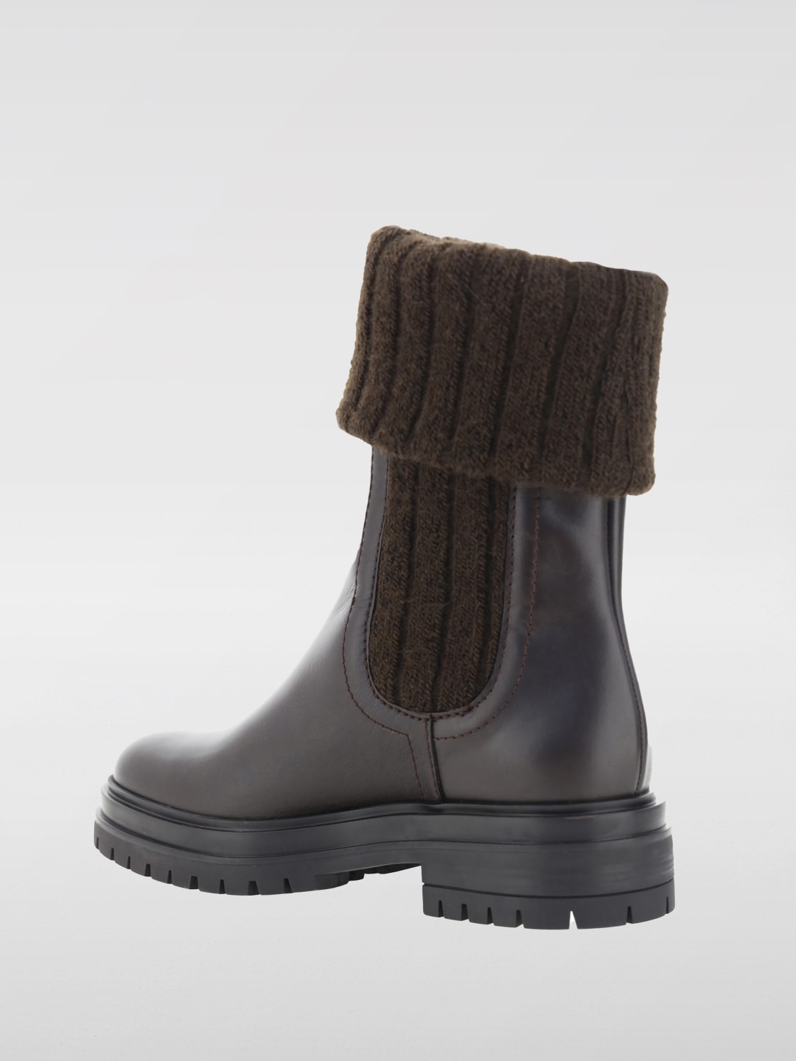 GIANVITO ROSSI BOOTS: Boots woman Gianvito Rossi, Coffee - Img 3