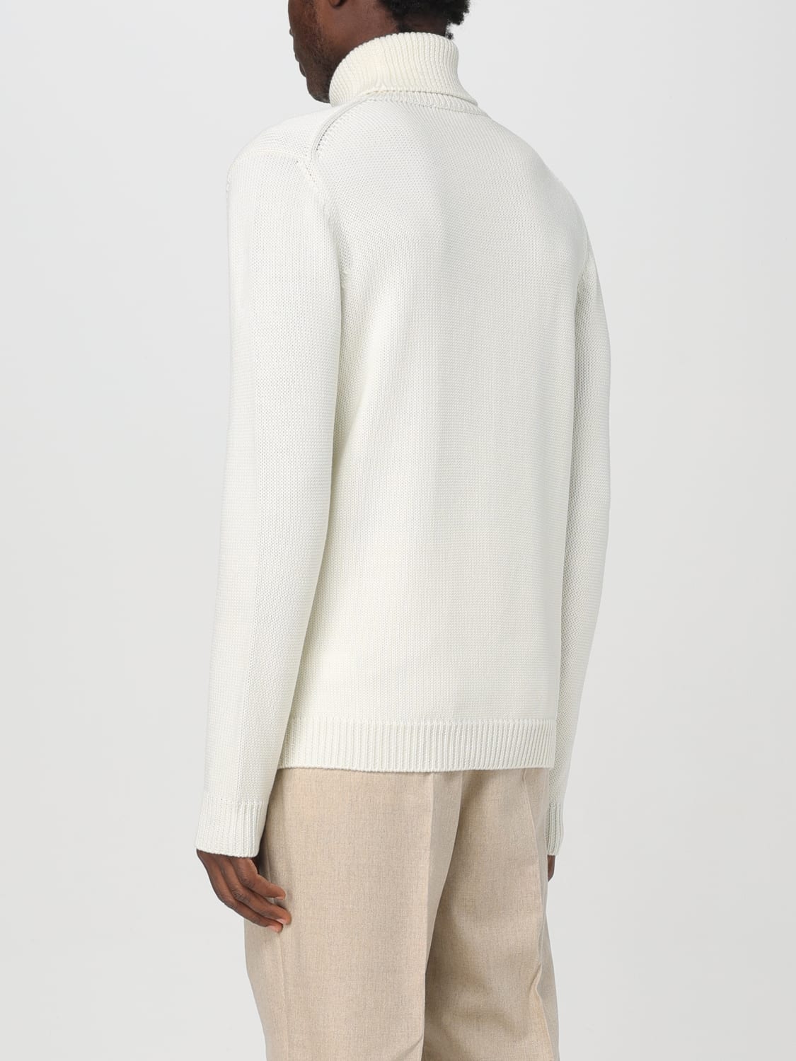 ROBERTO COLLINA SWEATER: Sweater men Roberto Collina, White - Img 2