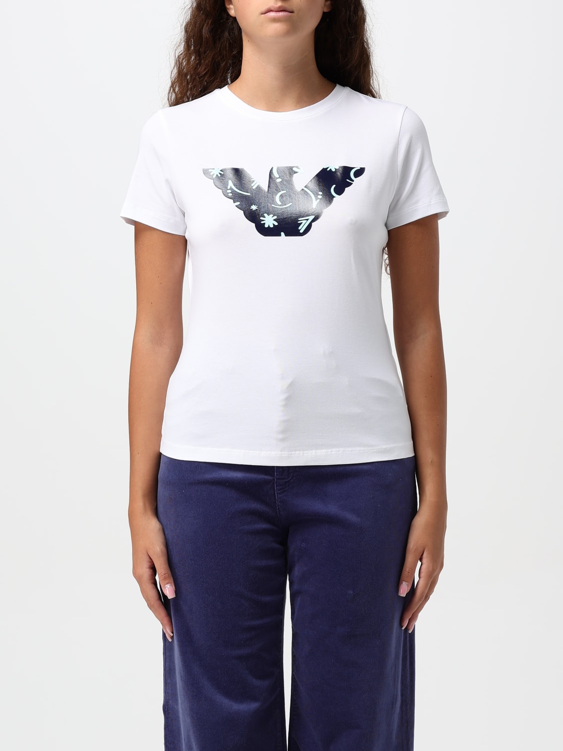 Giglio T-shirt Emporio Armani in cotone con logo
