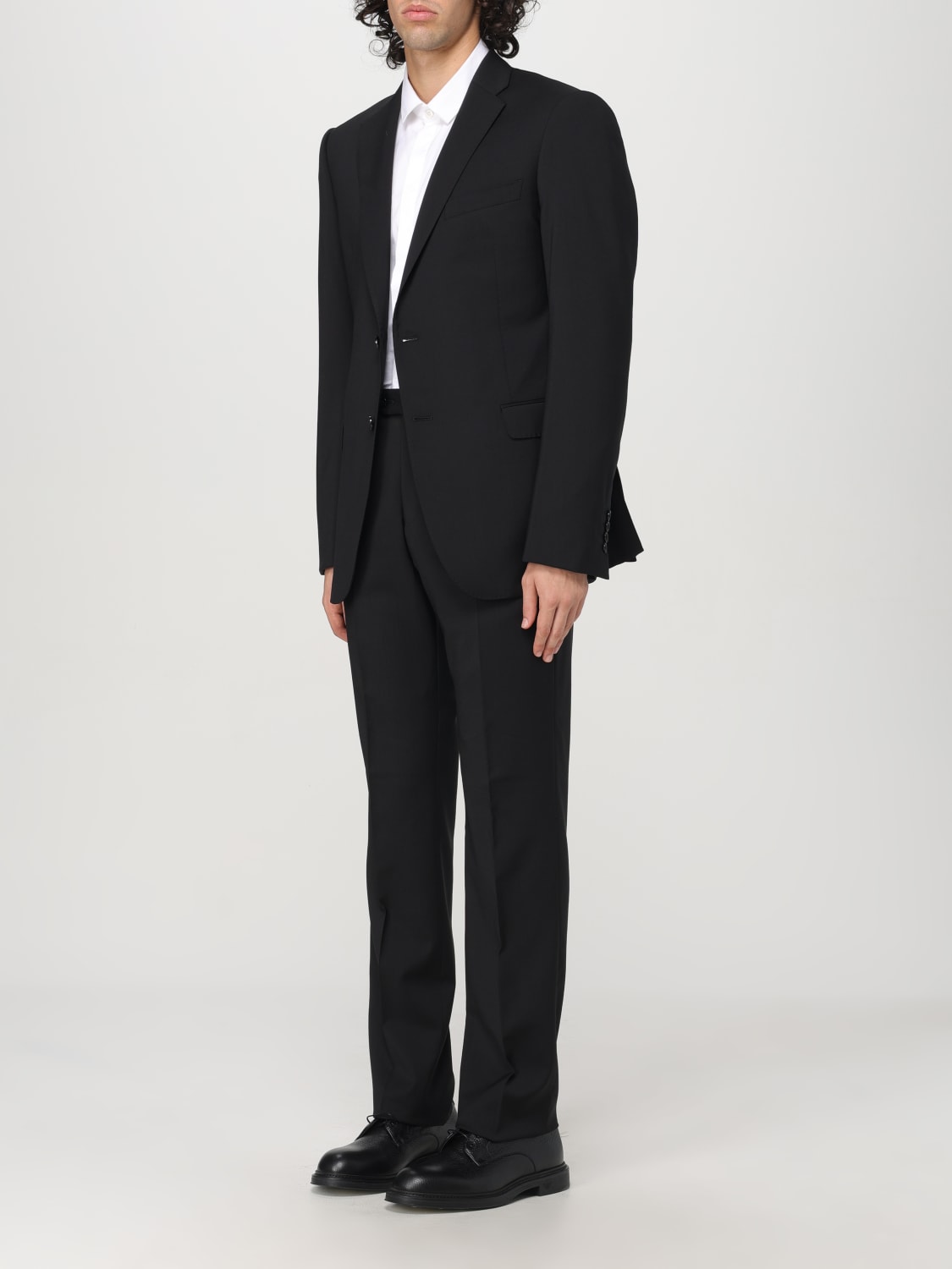 EMPORIO ARMANI：スーツ メンズ - ブラック | GIGLIO.COM