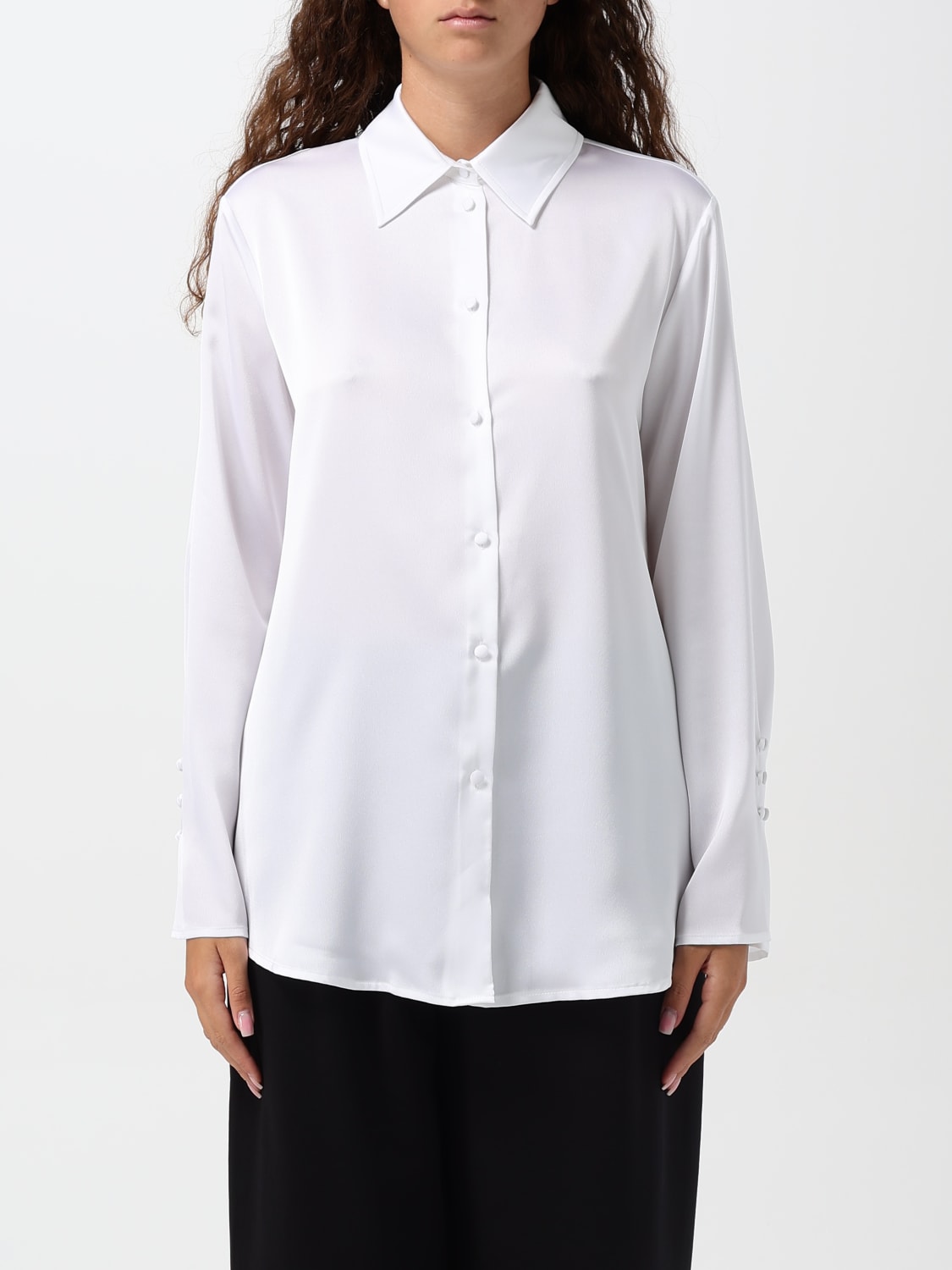 Giglio Camicia basic Emporio Armani in crêpe