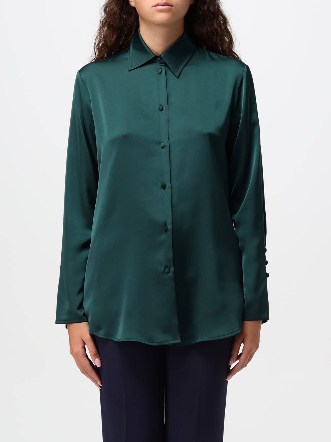 Giglio Camicia basic Emporio Armani in crêpe