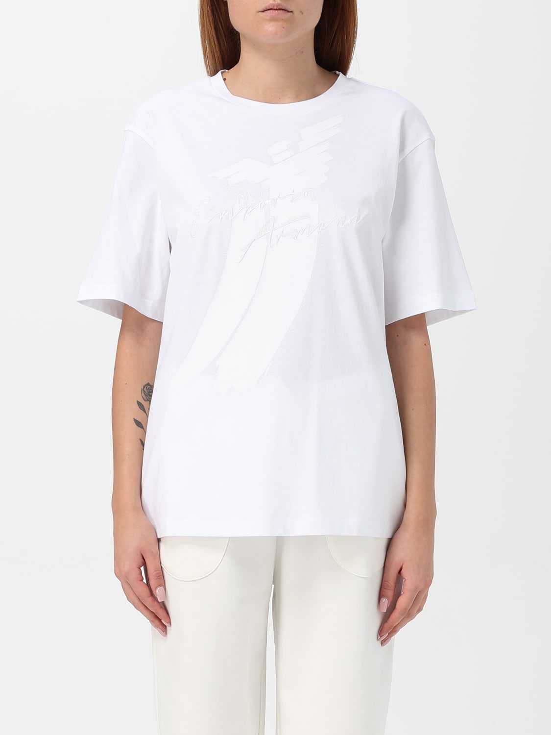 Giglio T-shirt Emporio Armani in cotone