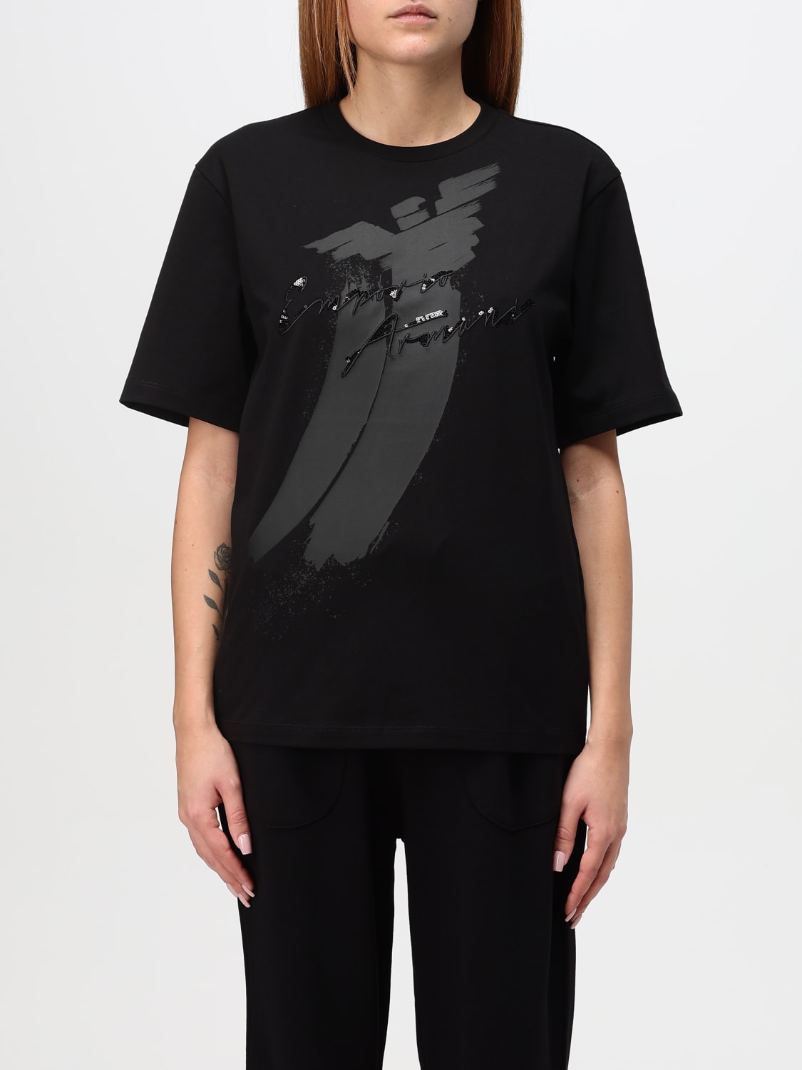 Giglio T-shirt Emporio Armani in cotone