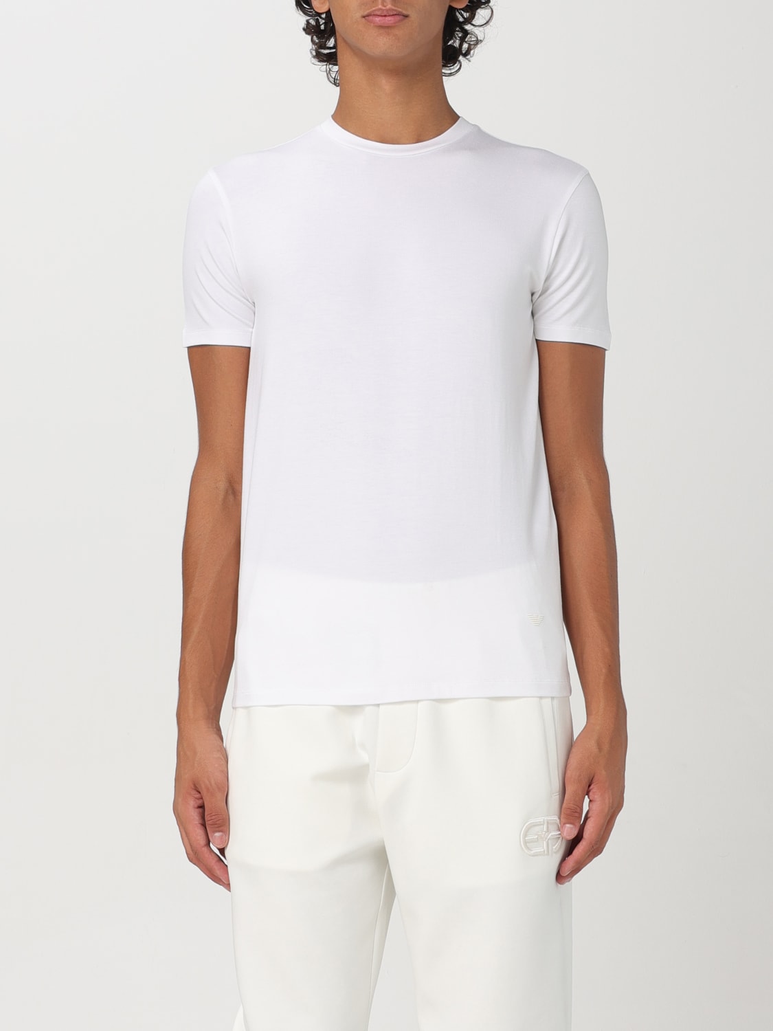 Giglio T-shirt Emporio Armani in jersey stretch